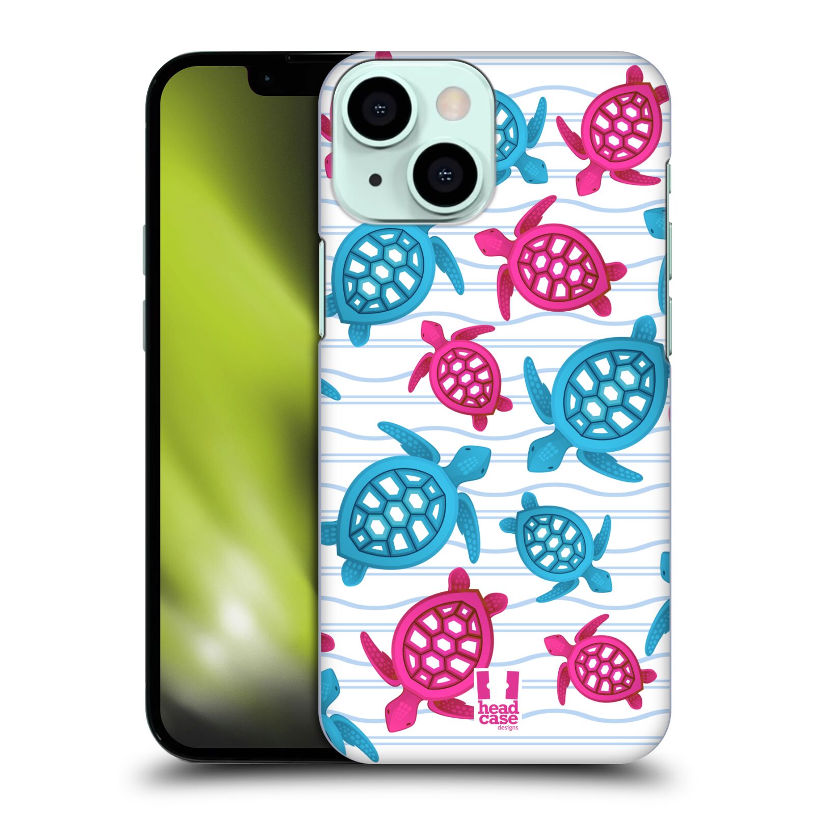 Zadní obal pro mobil Apple Iphone 13 MINI - HEAD CASE - kreslený mořský vzor želvičky