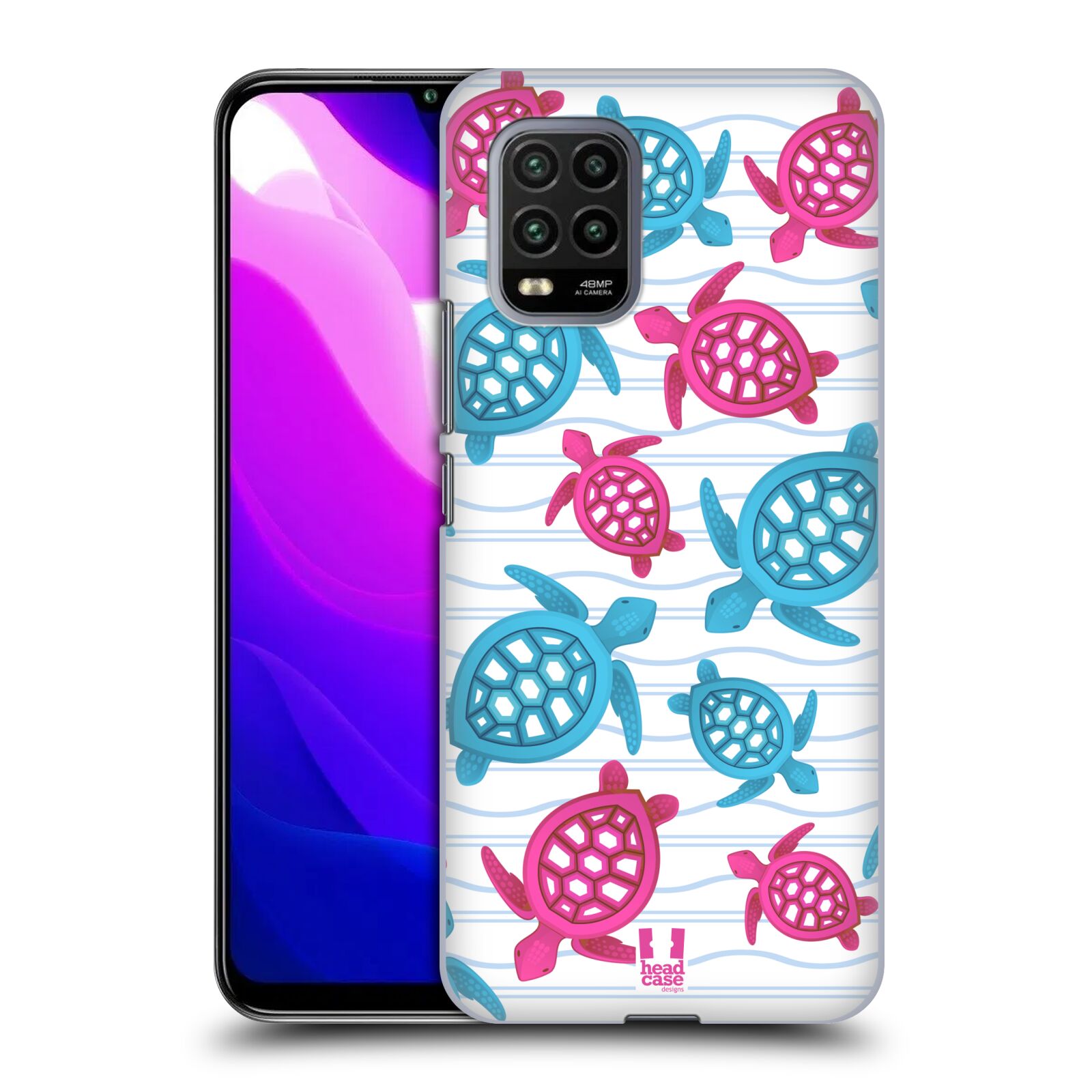 Zadní obal pro mobil Xiaomi Mi 10 LITE - HEAD CASE - kreslený mořský vzor želvičky