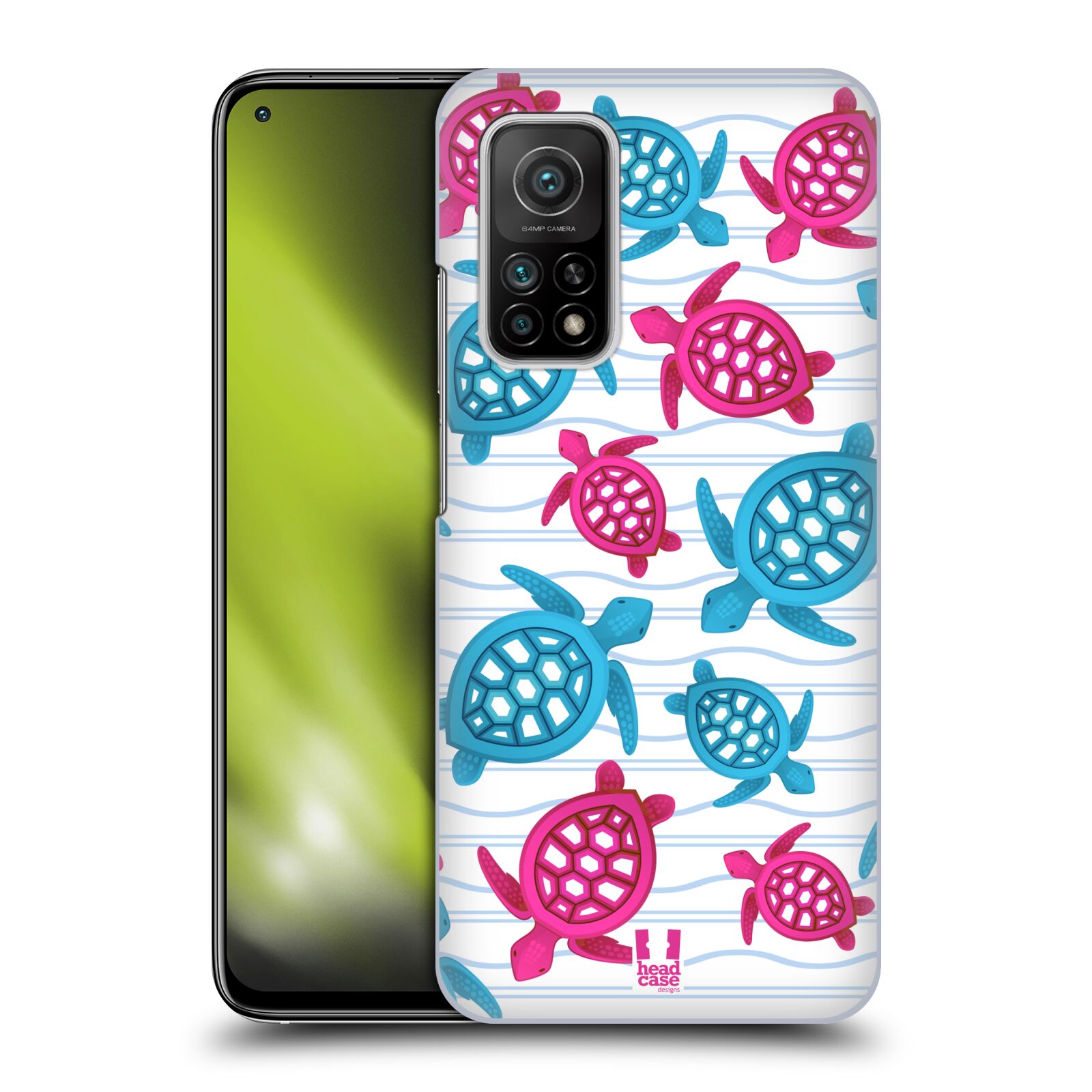 Zadní obal pro mobil Xiaomi Mi 10T / Mi 10T PRO - HEAD CASE - kreslený mořský vzor želvičky
