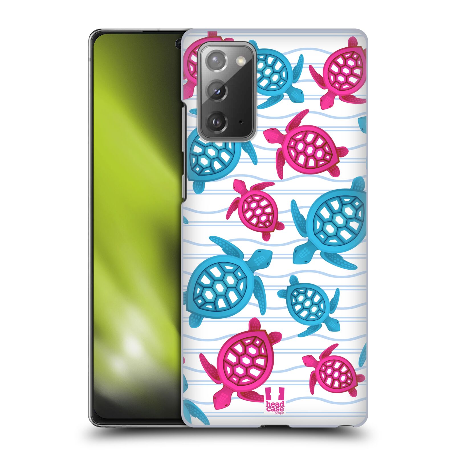 Zadní obal pro mobil Samsung Galaxy Note 20 - HEAD CASE - kreslený mořský vzor želvičky