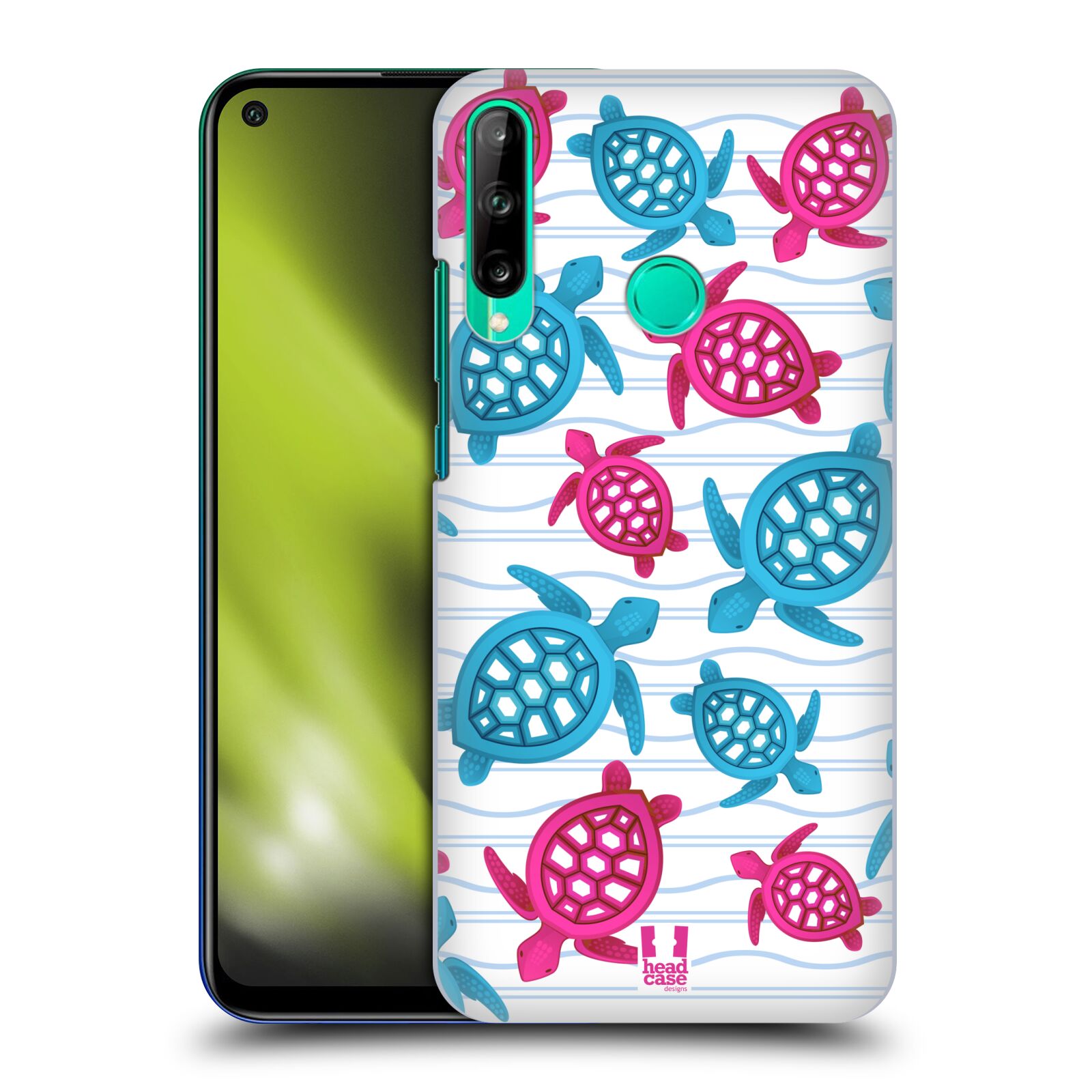 Zadní obal pro mobil Huawei P40 Lite E - HEAD CASE - kreslený mořský vzor želvičky