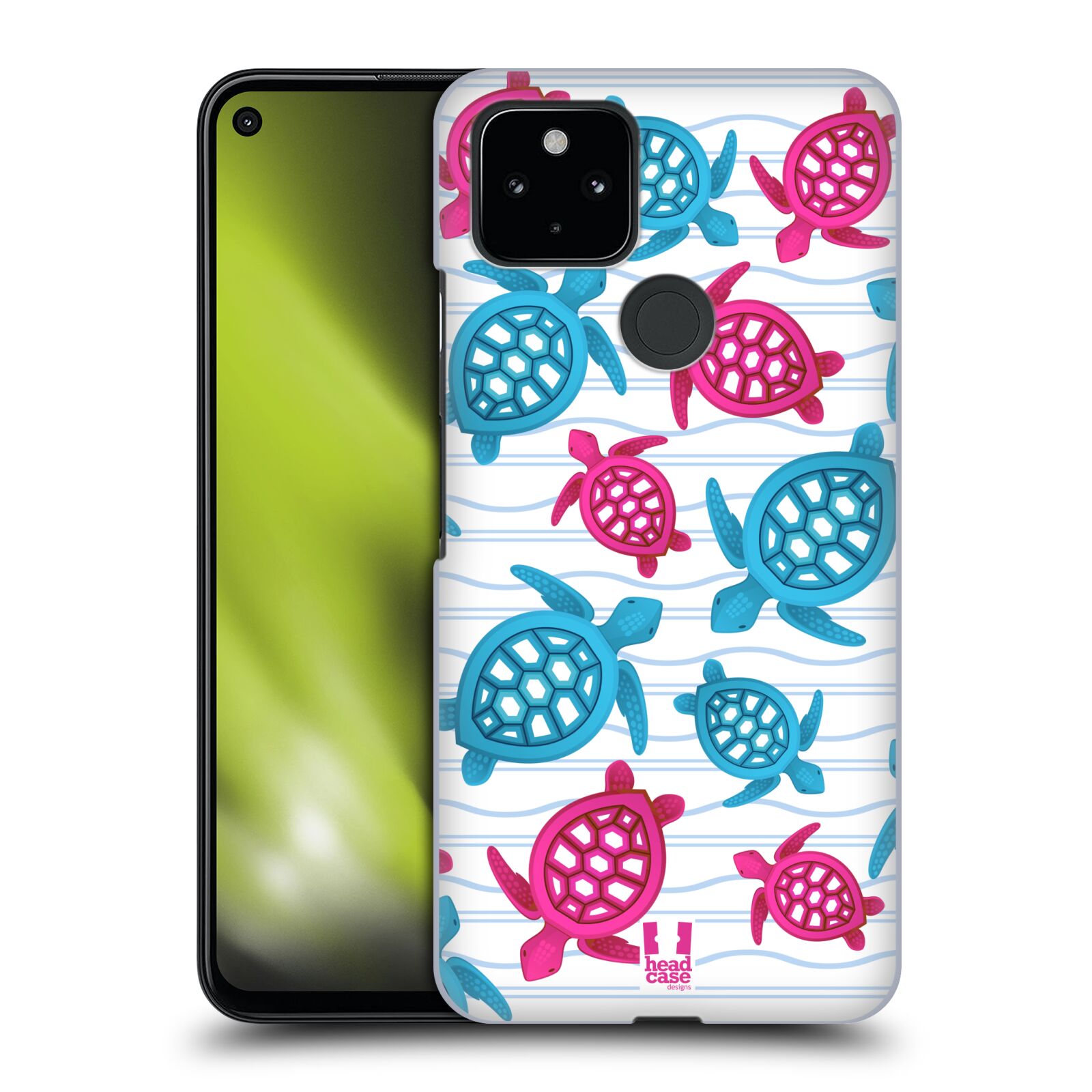 Zadní obal pro mobil Google Pixel 4a 5G - HEAD CASE - kreslený mořský vzor želvičky