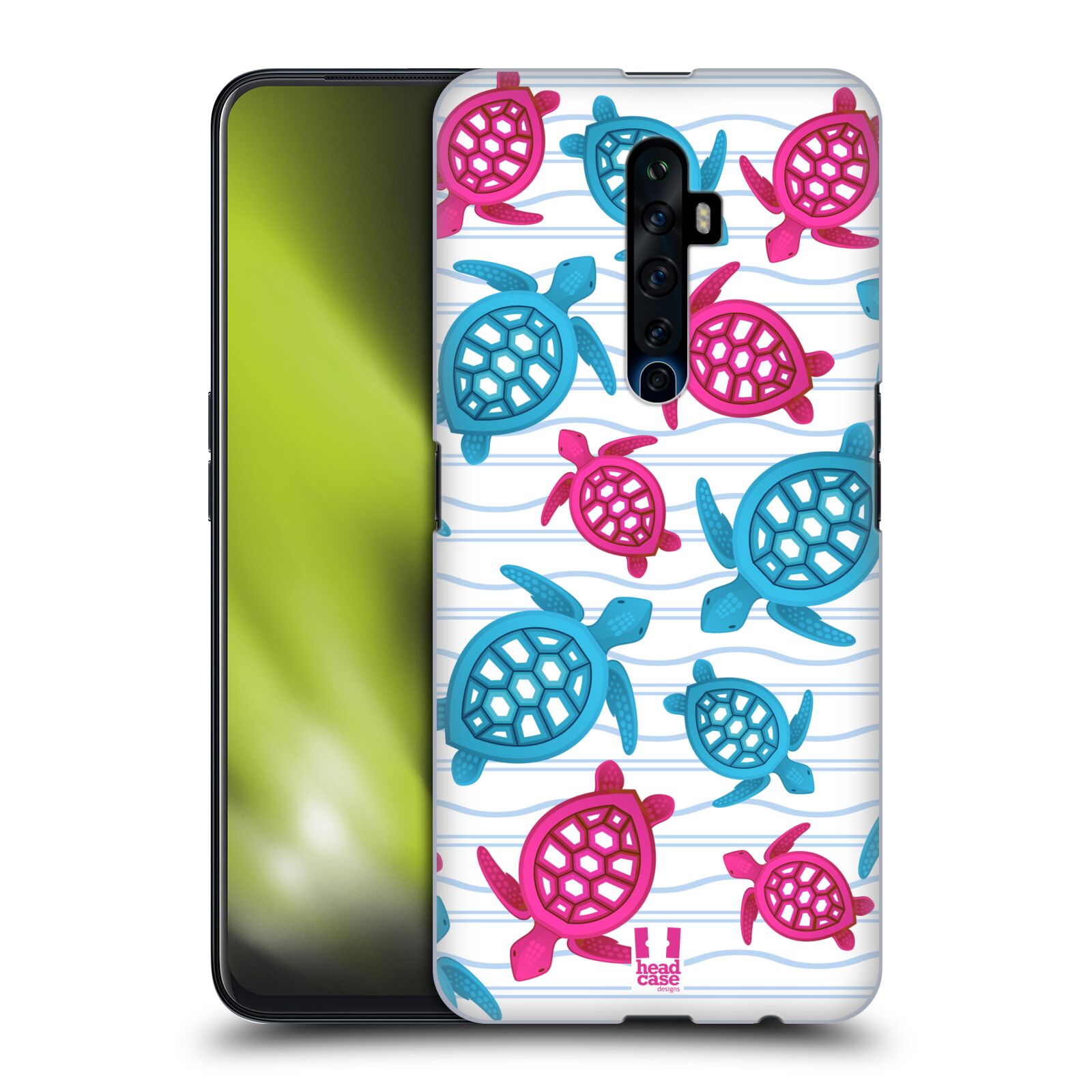 Zadní obal pro mobil Oppo Reno 2Z - HEAD CASE - kreslený mořský vzor želvičky