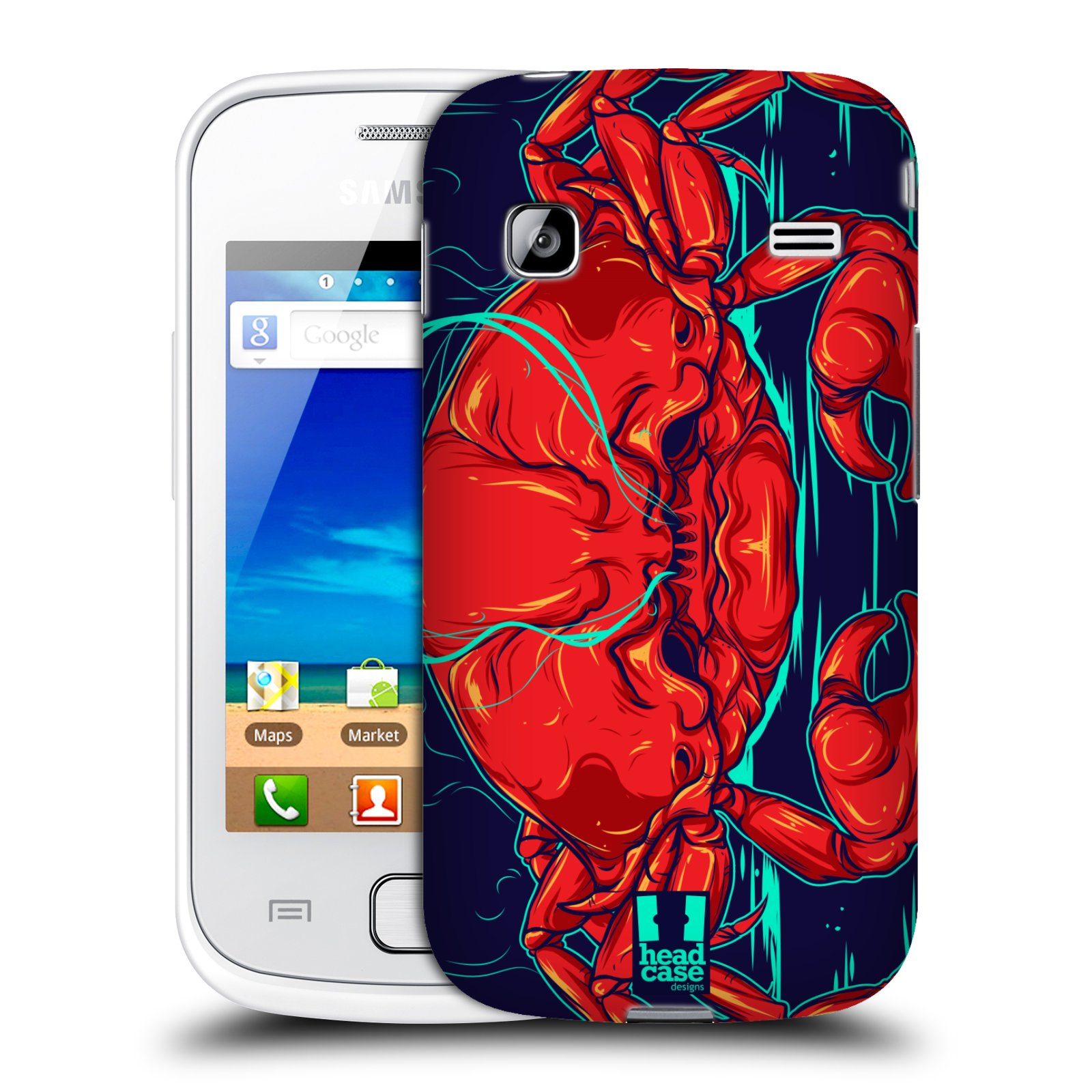 HEAD CASE plastový obal na mobil SAMSUNG GALAXY GIO (S5660) vzor mořská monstra krab