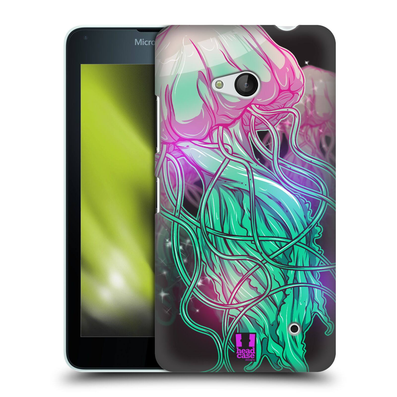 HEAD CASE plastový obal na mobil Nokia Lumia 640 vzor mořská monstra medůza