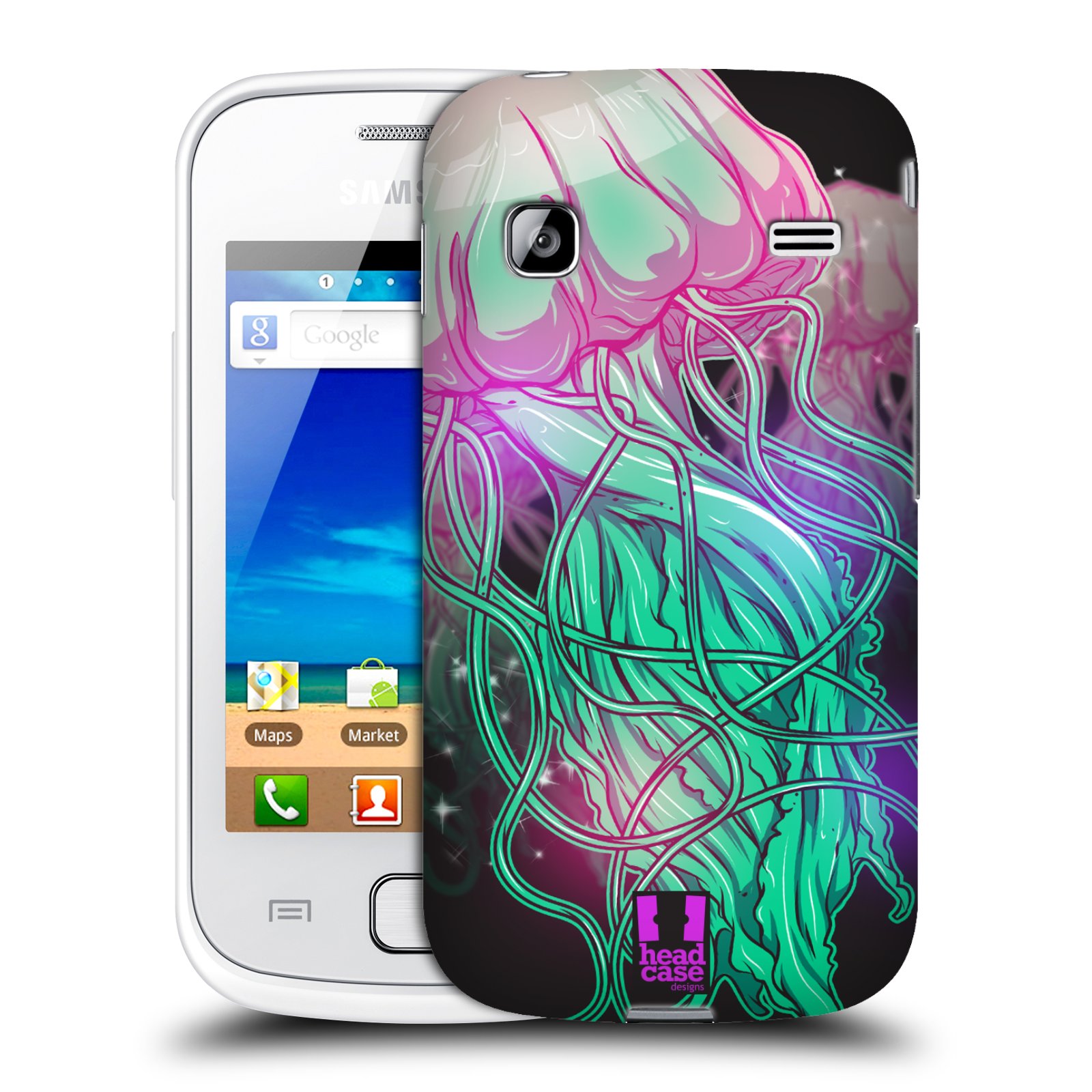 HEAD CASE plastový obal na mobil SAMSUNG GALAXY GIO (S5660) vzor mořská monstra medůza