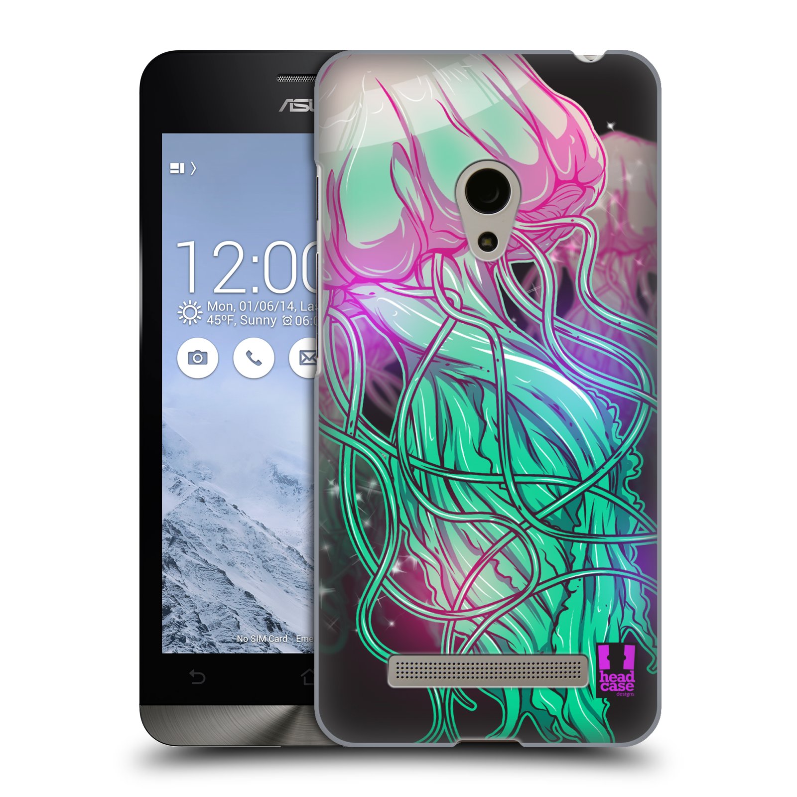 HEAD CASE plastový obal na mobil Asus Zenfone 5 vzor mořská monstra medůza