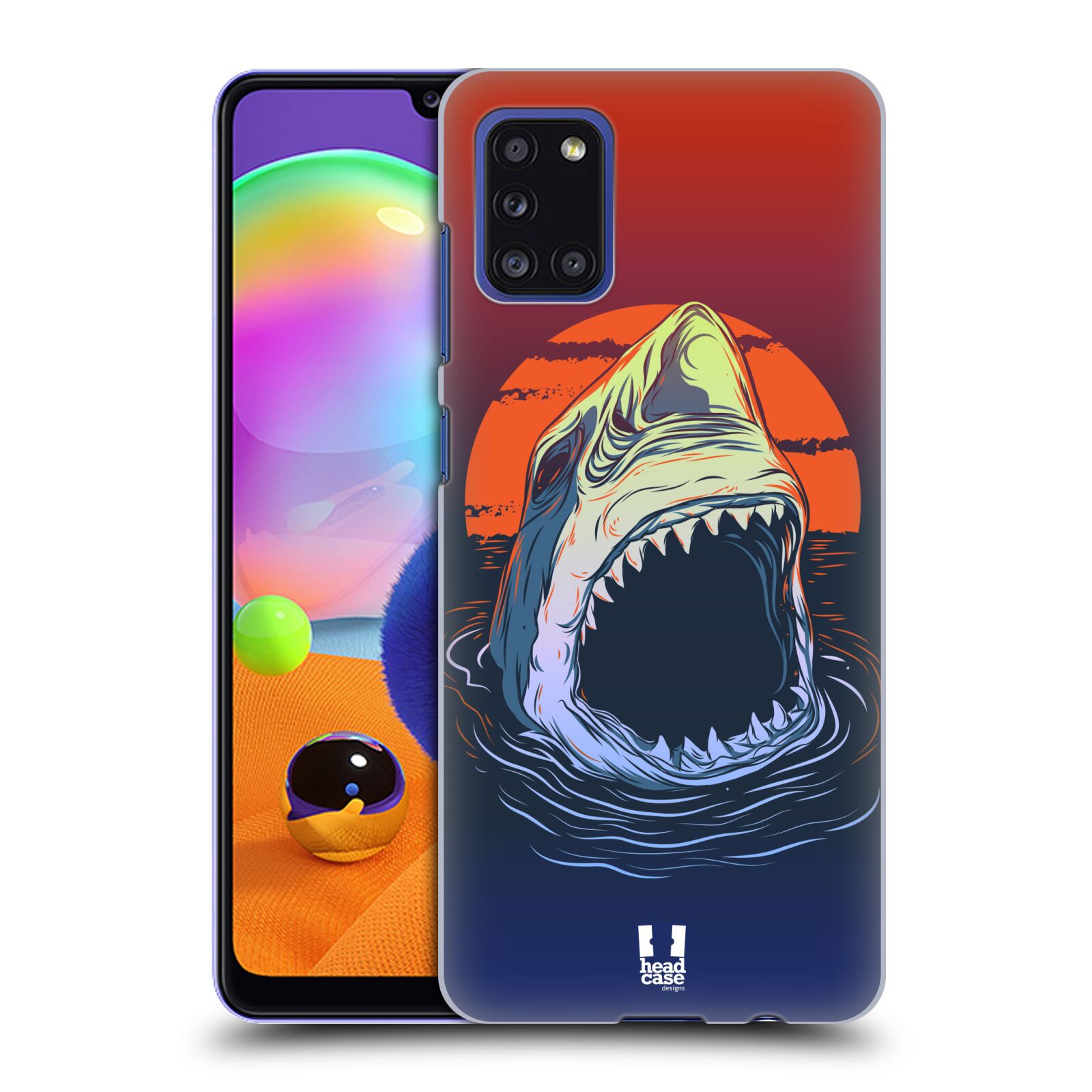 Zadní kryt na mobil Samsung Galaxy A31 vzor mořská monstra žralok