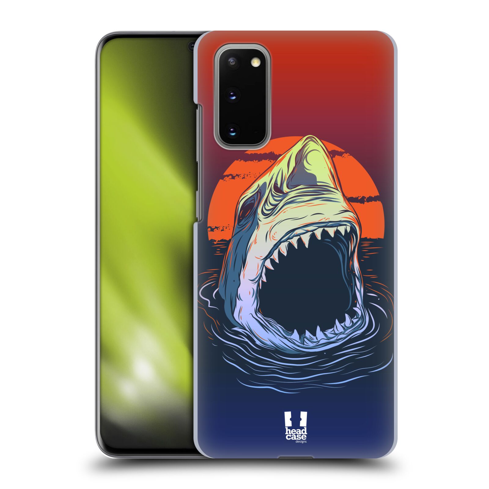 Pouzdro na mobil Samsung Galaxy S20 - HEAD CASE - vzor mořská monstra žralok