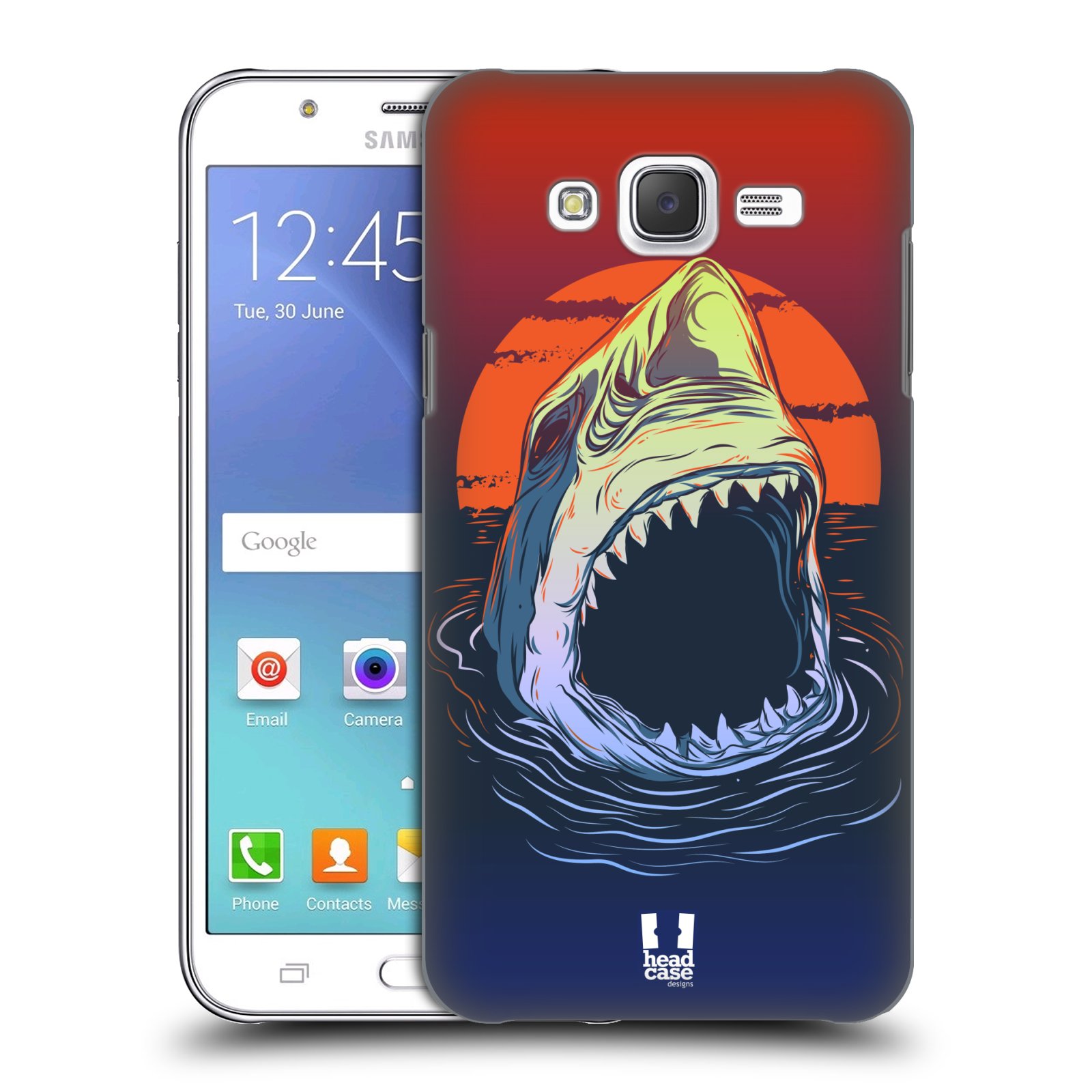 HEAD CASE plastový obal na mobil SAMSUNG Galaxy J5, J500 vzor mořská monstra žralok