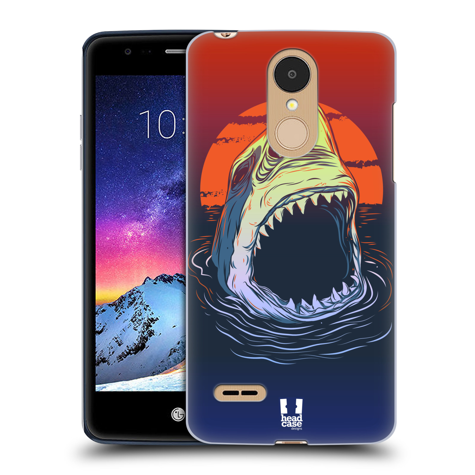 HEAD CASE plastový obal na mobil LG K9 / K8 2018 vzor mořská monstra žralok