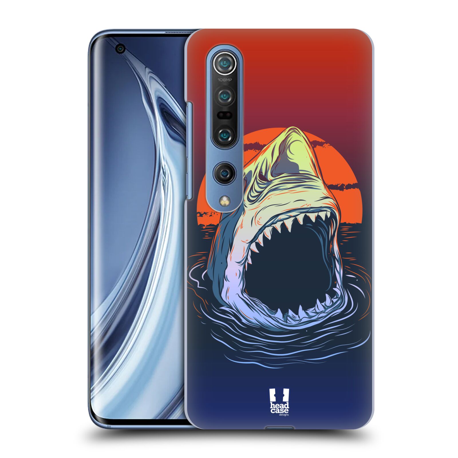 HEAD CASE plastový obal na mobil Xiaomi Mi 10 vzor mořská monstra žralok
