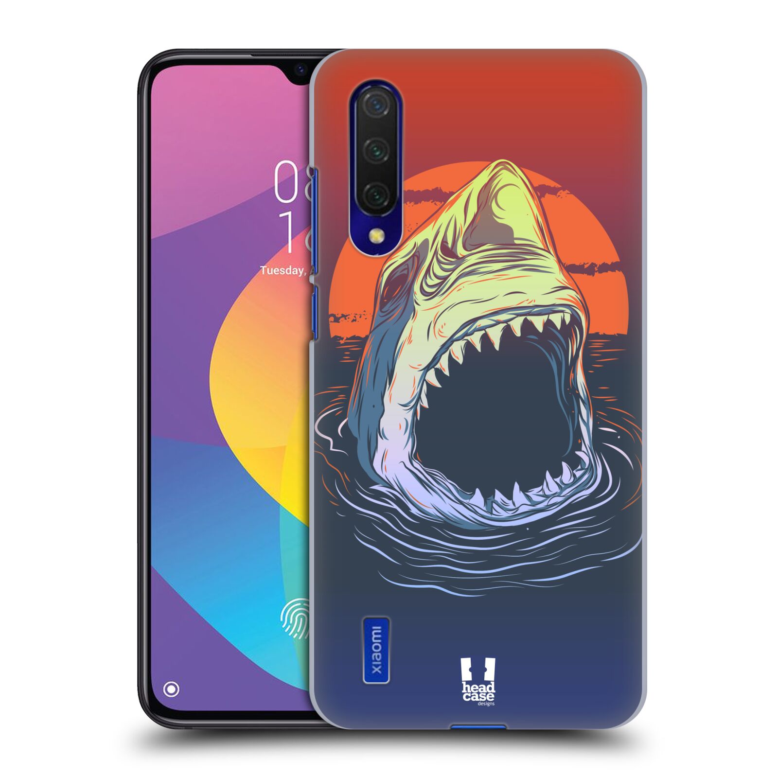 Zadní kryt na mobil Xiaomi MI 9 LITE vzor mořská monstra žralok