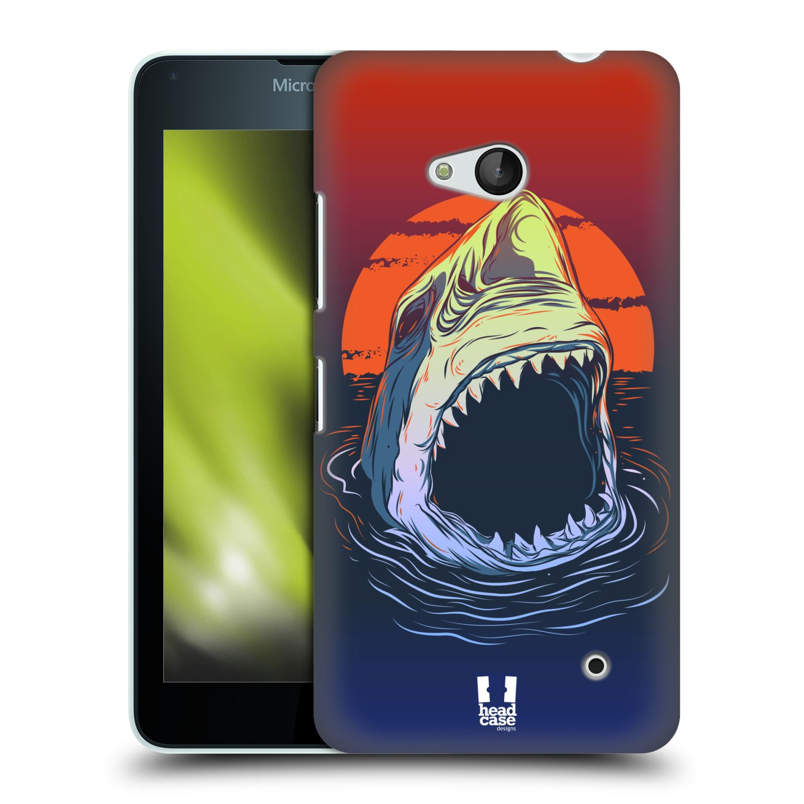HEAD CASE plastový obal na mobil Nokia Lumia 640 vzor mořská monstra žralok