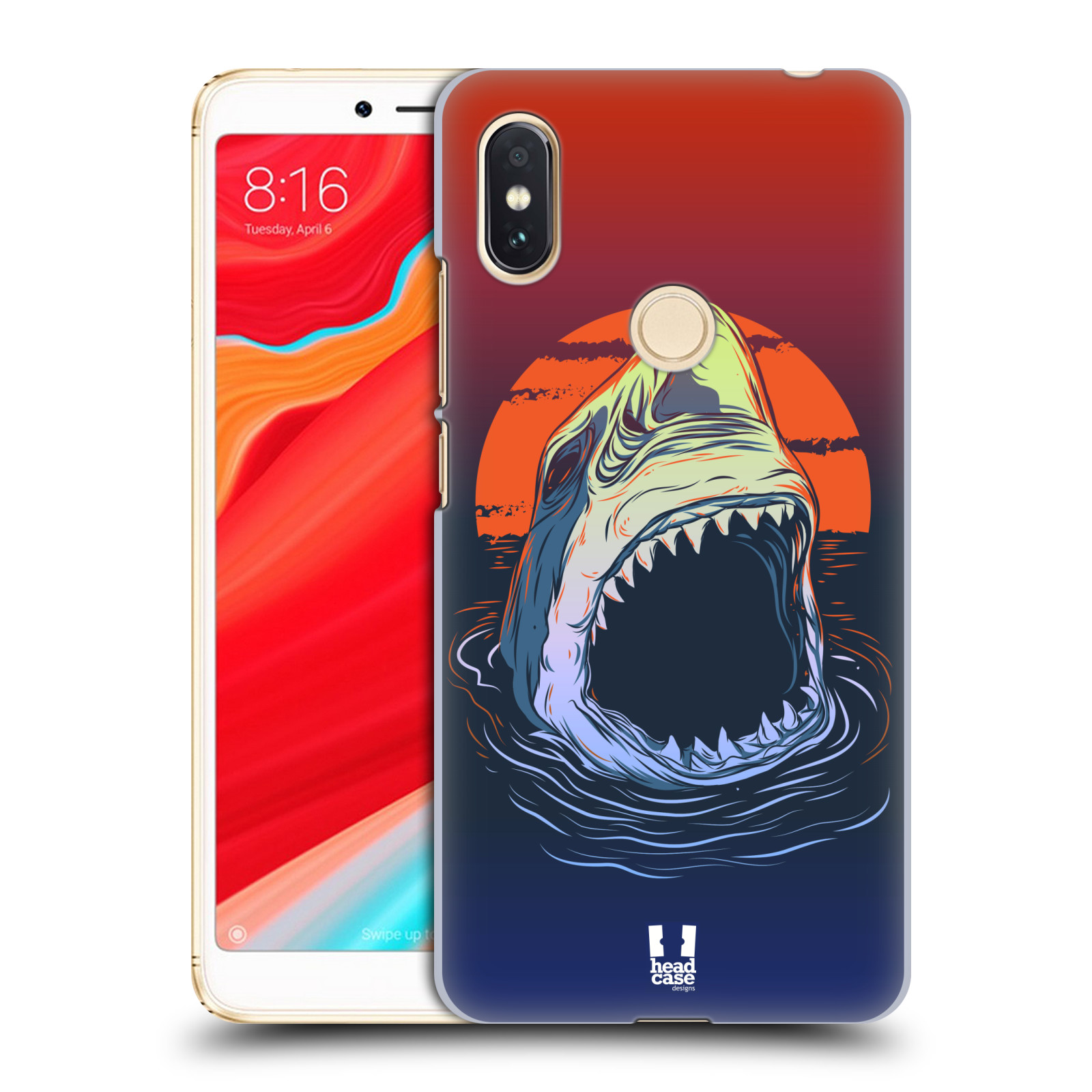 HEAD CASE plastový obal na mobil Xiaomi Redmi S2 vzor mořská monstra žralok