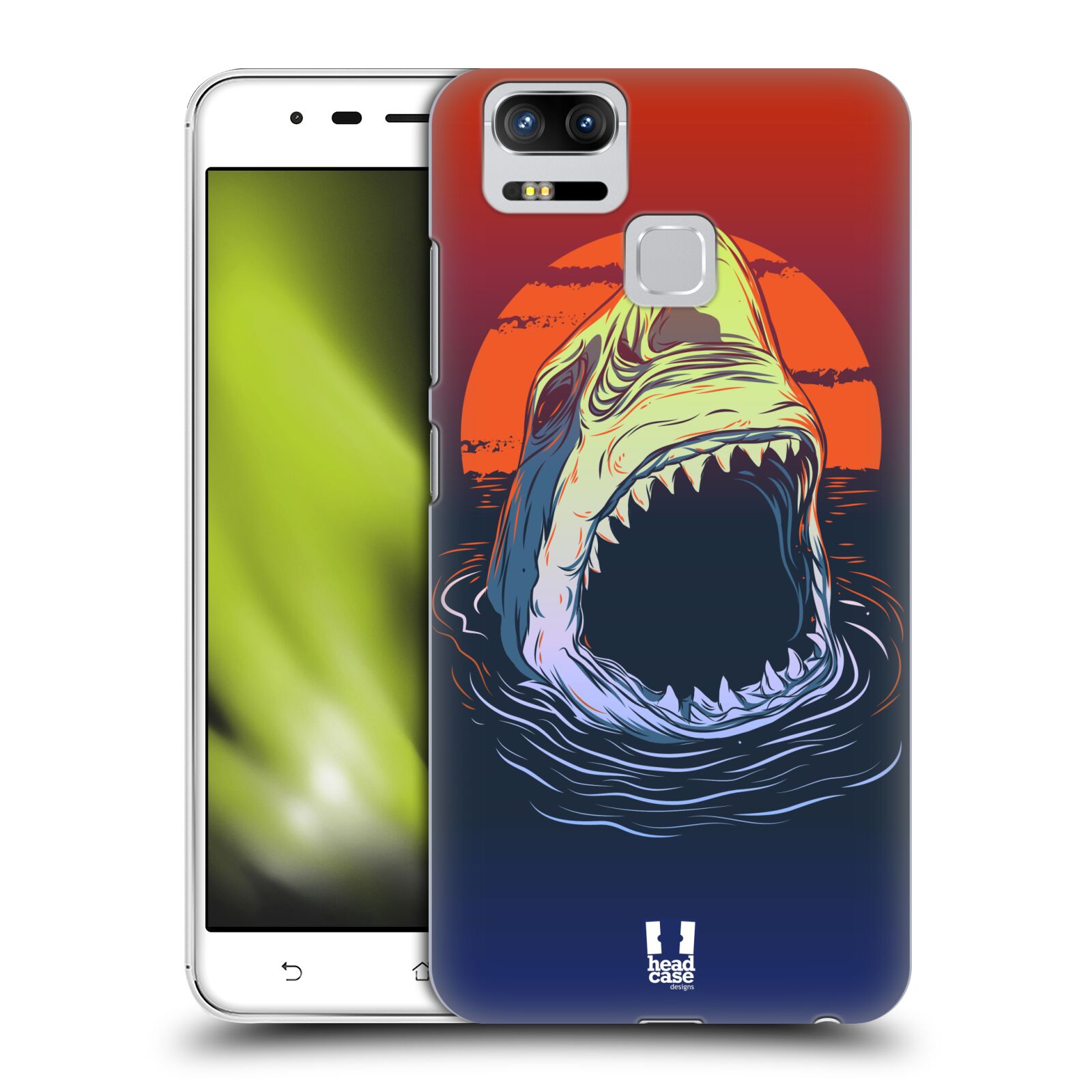 HEAD CASE plastový obal na mobil Asus Zenfone 3 Zoom ZE553KL vzor mořská monstra žralok