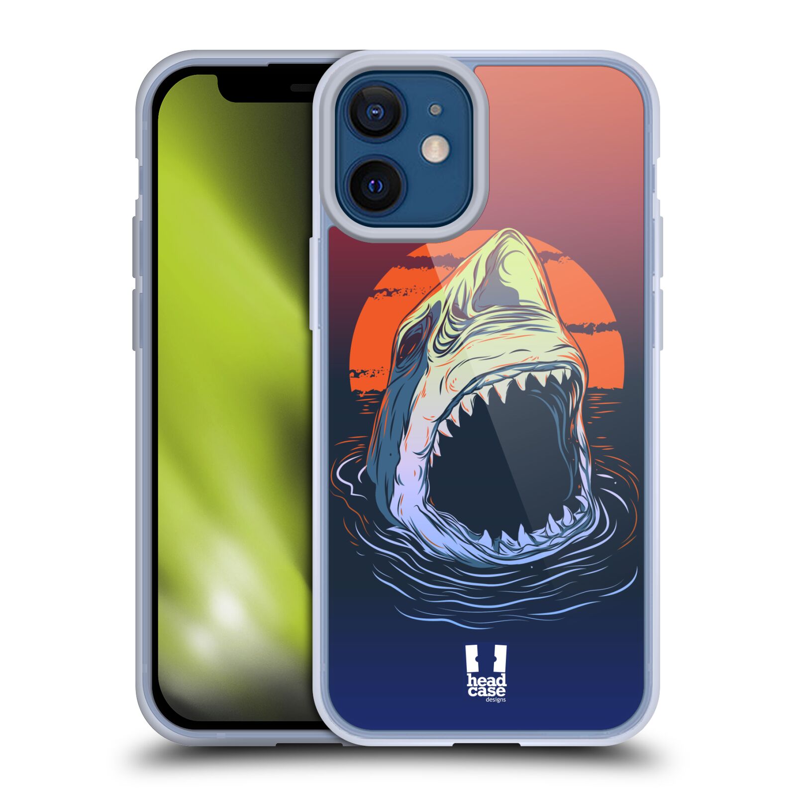 Plastový obal na mobil Apple Iphone 12 MINI vzor mořská monstra žralok