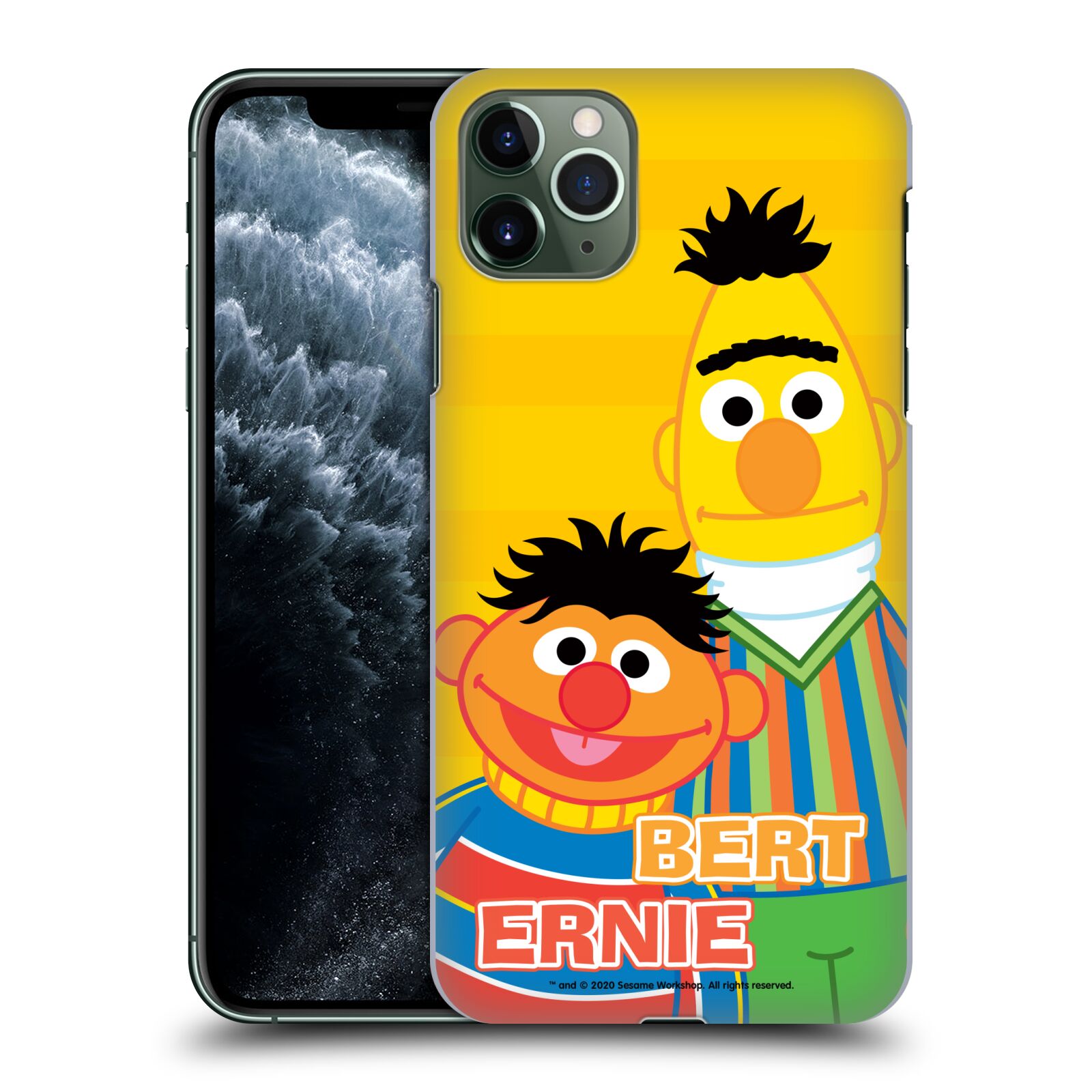 Zadní obal pro mobil Apple Iphone 11 PRO MAX - HEAD CASE - Sezame, otevři se  - Bert a Ernie