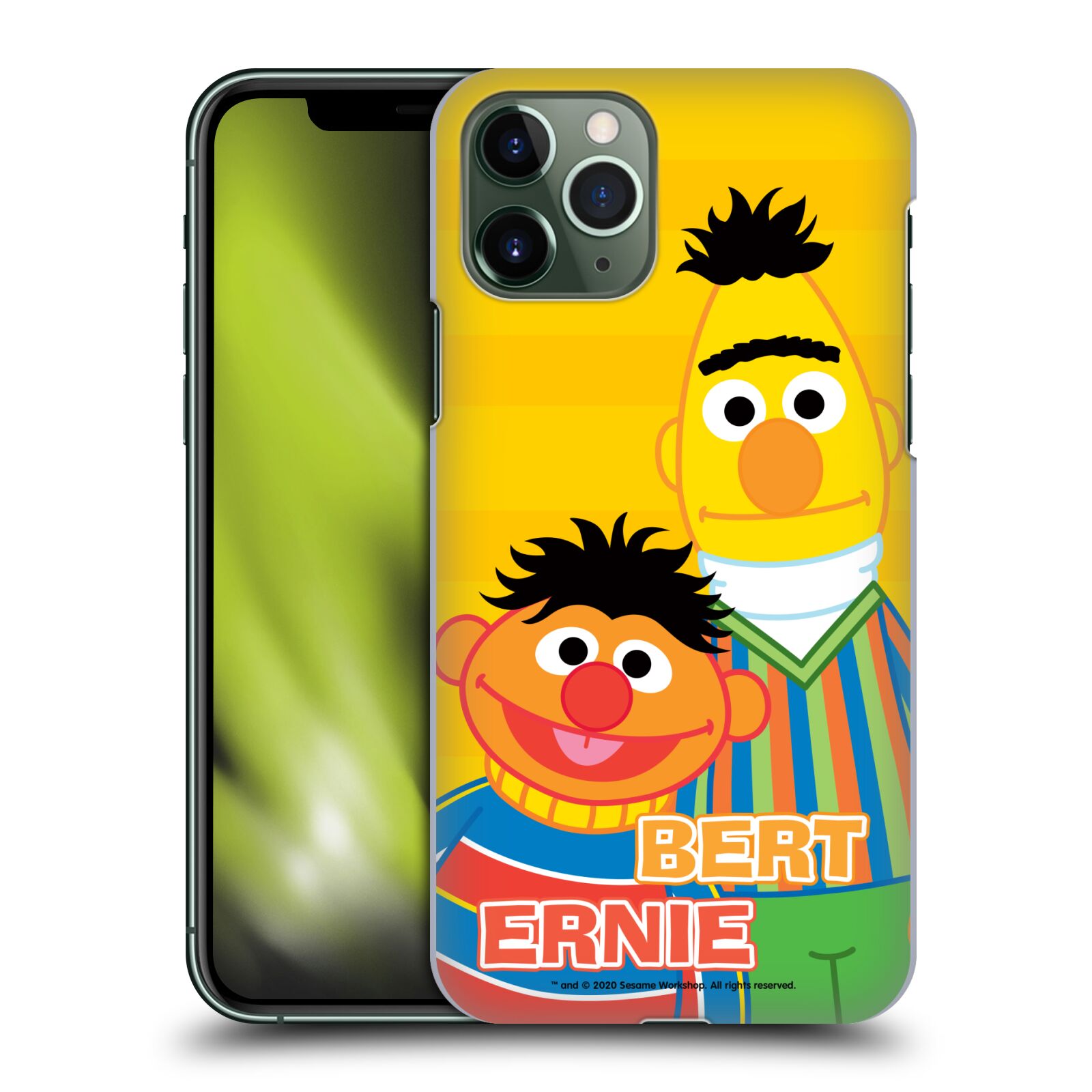 Zadní obal pro mobil Apple Iphone 11 PRO - HEAD CASE - Sezame, otevři se  - Bert a Ernie