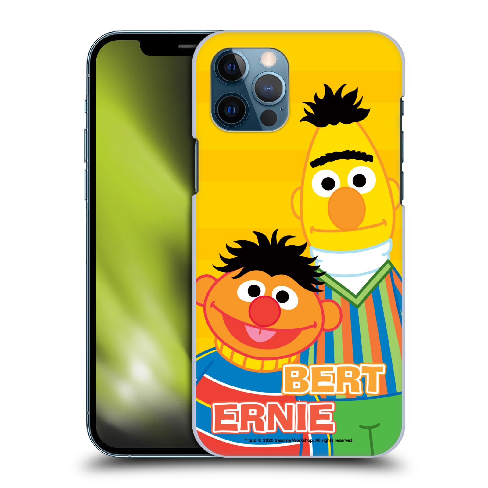 Zadní obal pro mobil Apple iPhone 12 / iPhone 12 Pro - HEAD CASE - Sezame, otevři se  - Bert a Ernie