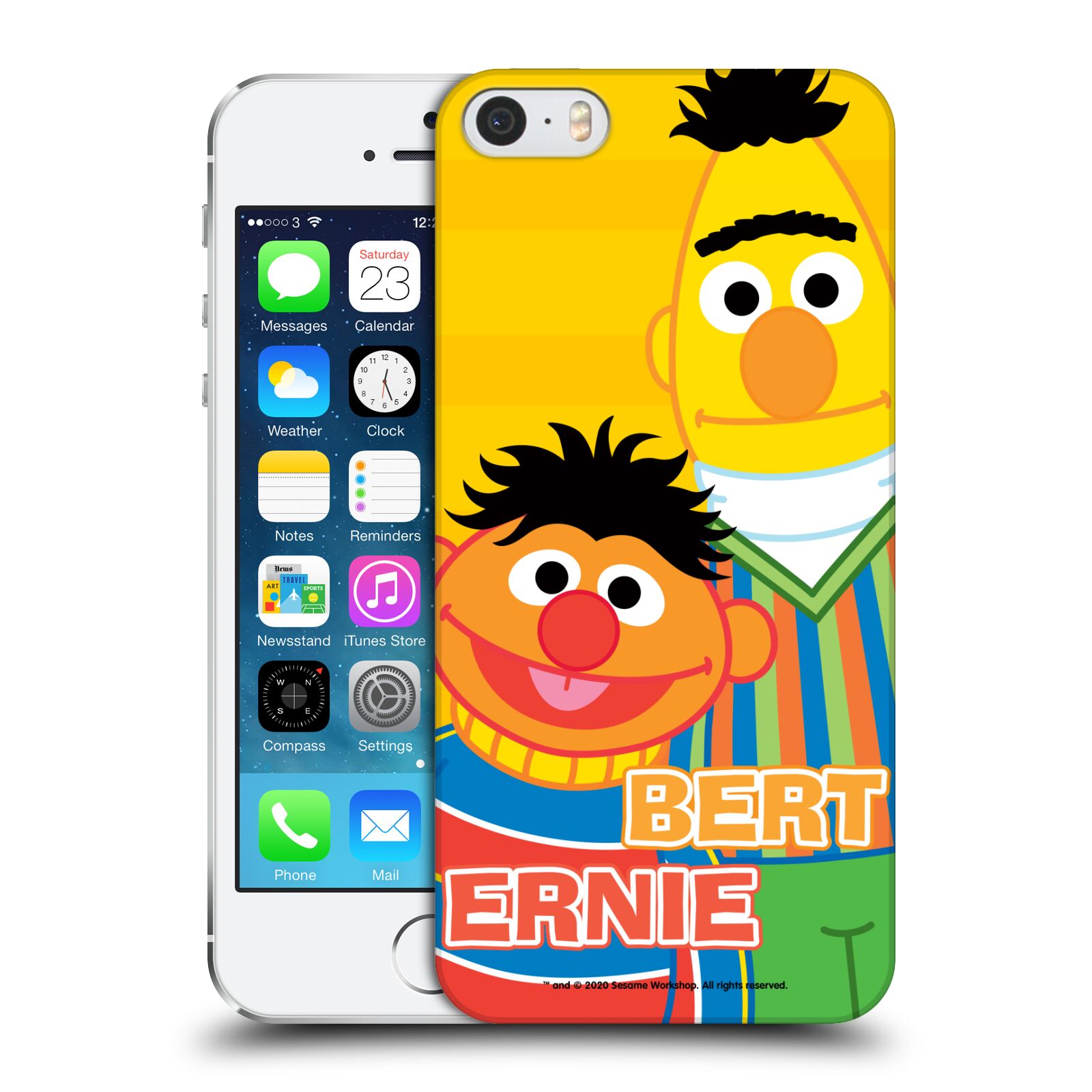 Zadní obal pro mobil Apple Iphone 5/5S/SE 2015 - HEAD CASE - Sezame, otevři se  - Bert a Ernie