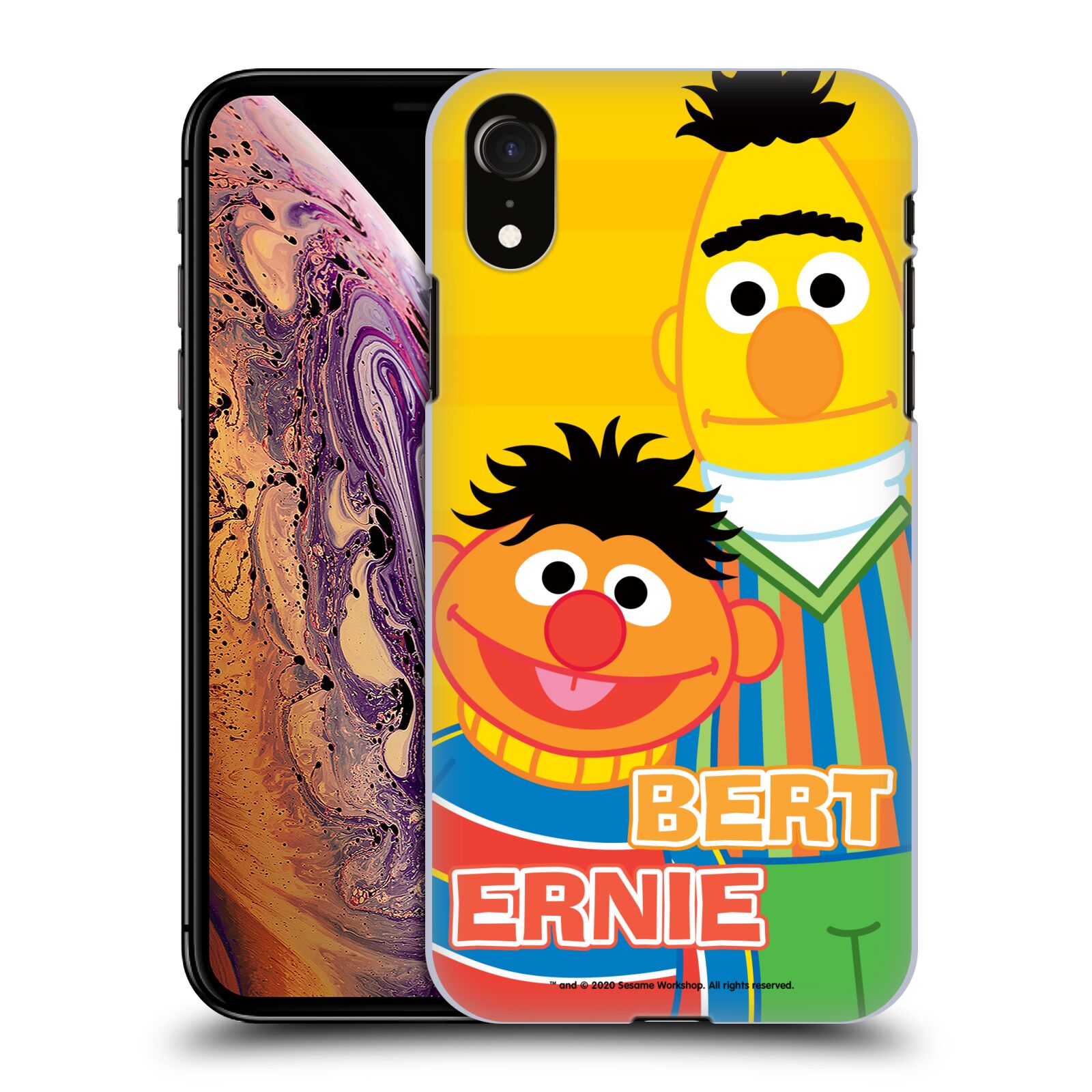 Zadní obal pro mobil Apple Iphone XR - HEAD CASE - Sezame, otevři se  - Bert a Ernie