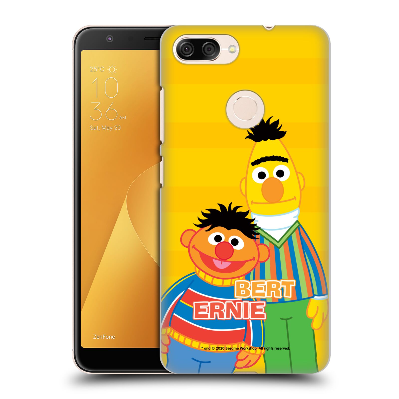 Zadní obal pro mobil Asus Zenfone Max Plus (M1) - HEAD CASE - Sezame, otevři se  - Bert a Ernie