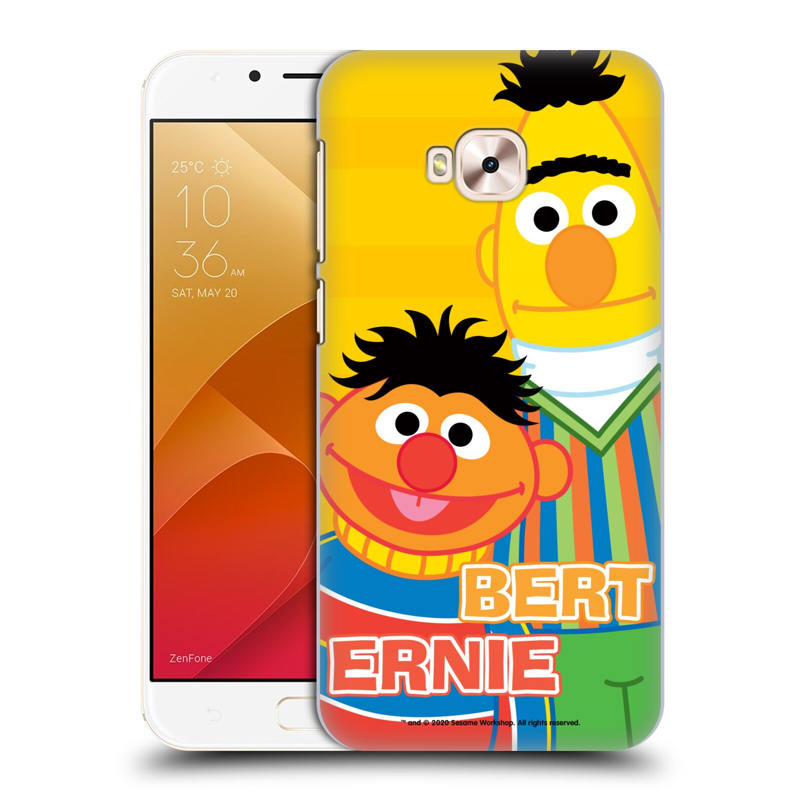 Zadní obal pro mobil Asus Zenfone 4 Selfie Pro ZD552KL - HEAD CASE - Sezame, otevři se  - Bert a Ernie