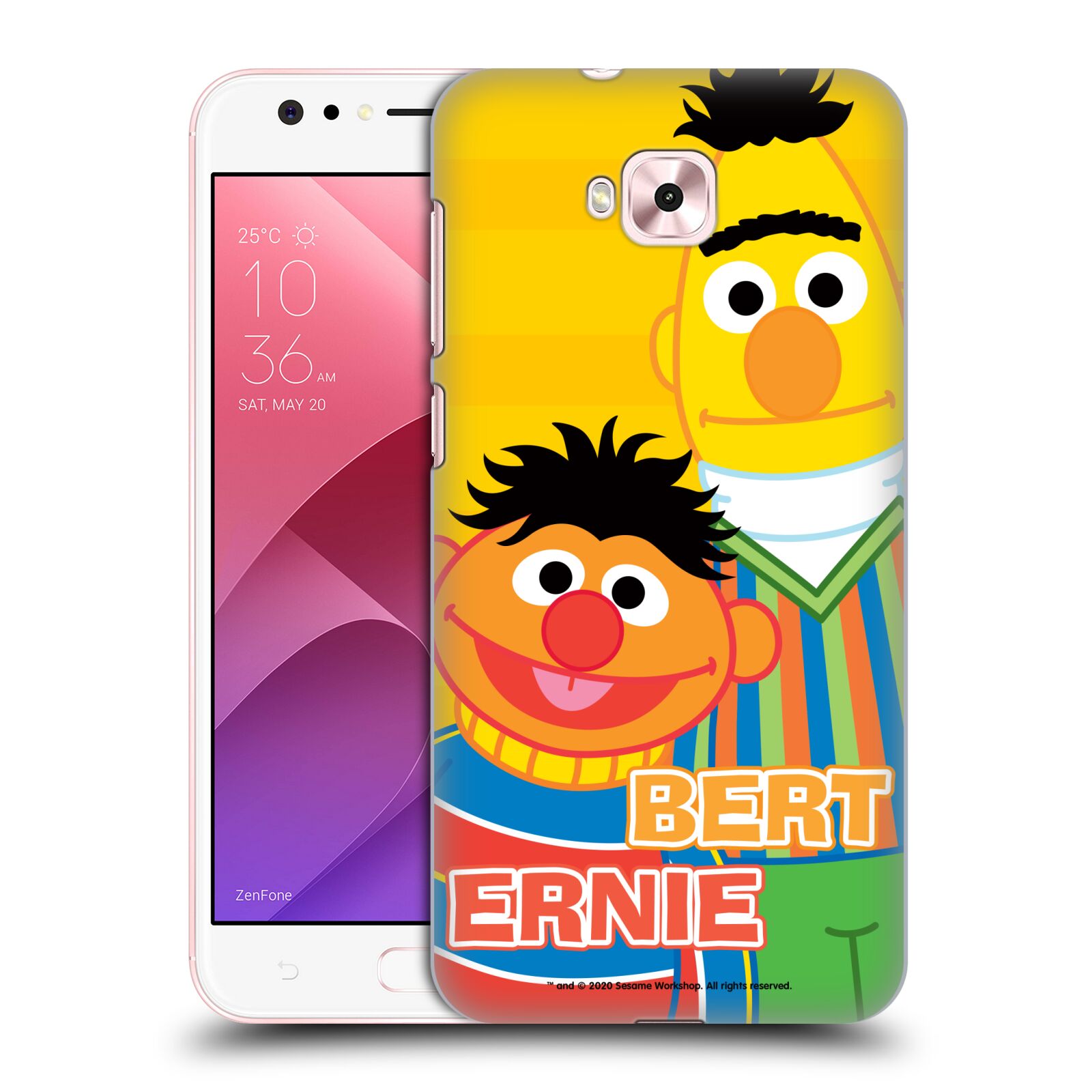 Zadní obal pro mobil Asus Zenfone 4 Selfie ZD553KL - HEAD CASE - Sezame, otevři se  - Bert a Ernie