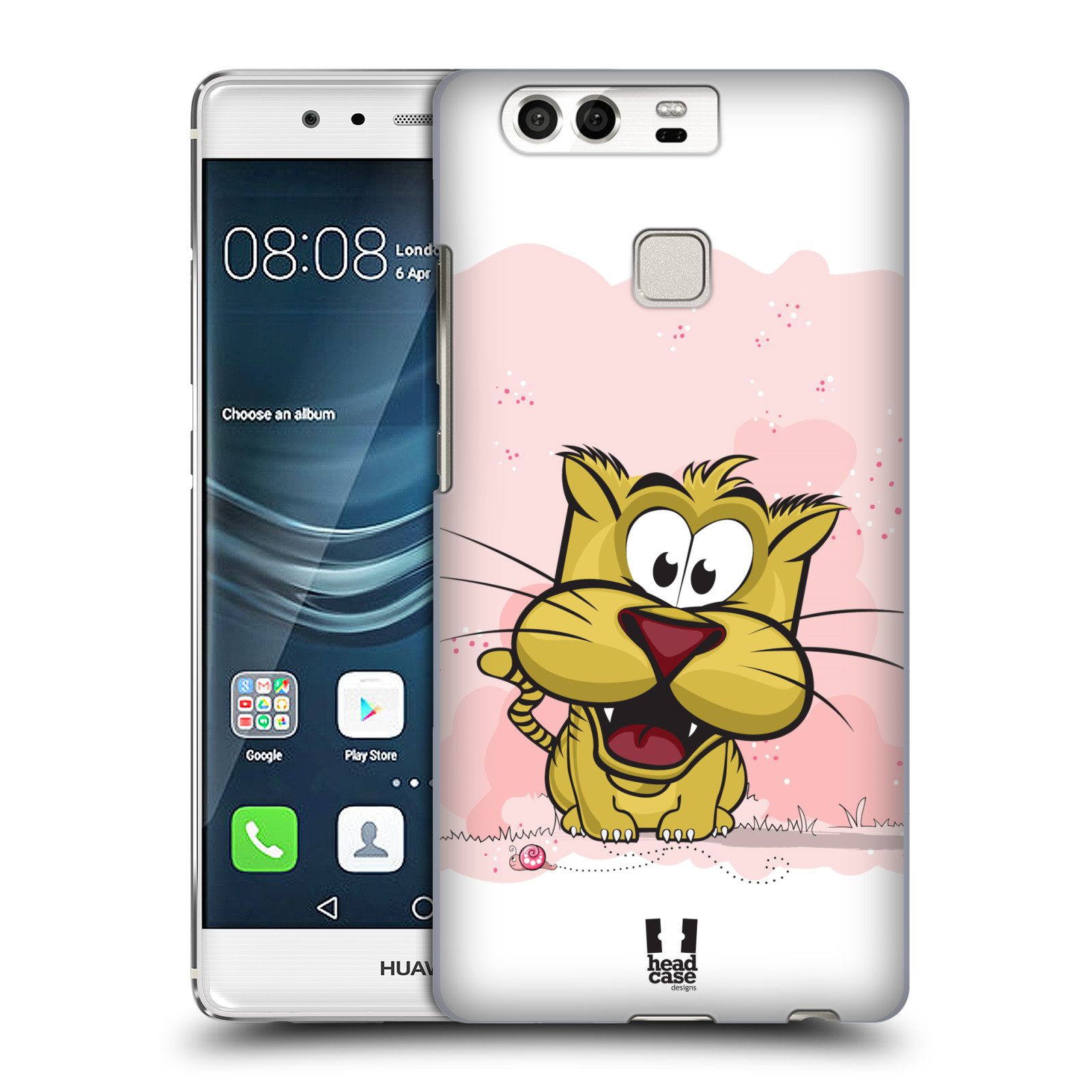 HEAD CASE plastový obal na mobil Huawei P9 / P9 DUAL SIM vzor Hranatá zvířátka tygřík