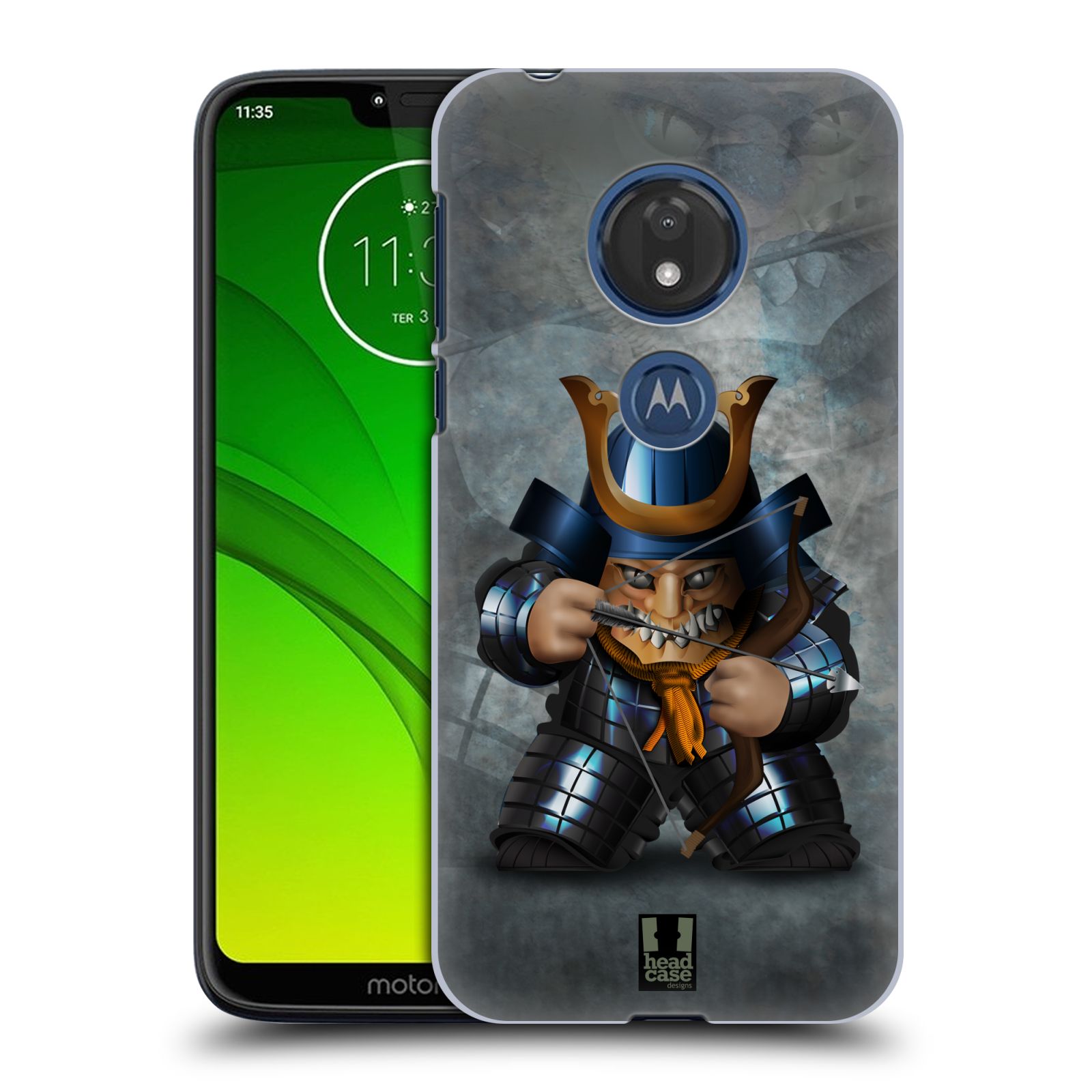 Pouzdro na mobil Motorola Moto G7 Play vzor Malí bojovníci SHOGUN STŘELEC