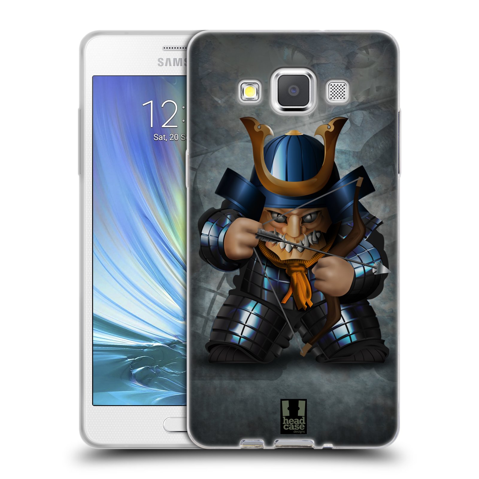 HEAD CASE silikonový obal na mobil Samsung Galaxy A5 vzor Malí bojovníci SHOGUN STŘELEC