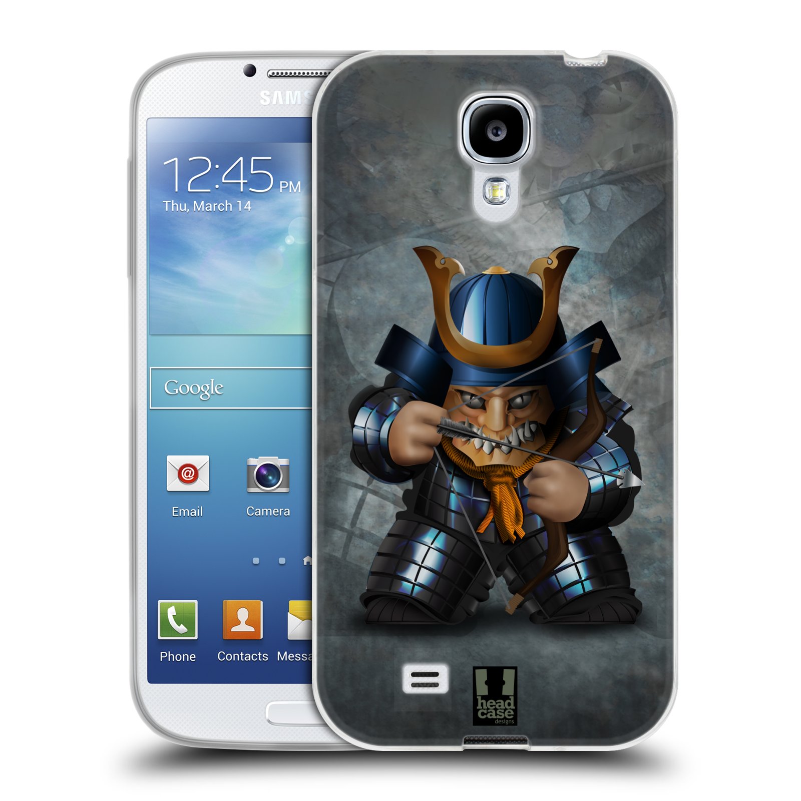 HEAD CASE silikonový obal na mobil Samsung Galaxy S4 i9500 vzor Malí bojovníci SHOGUN STŘELEC