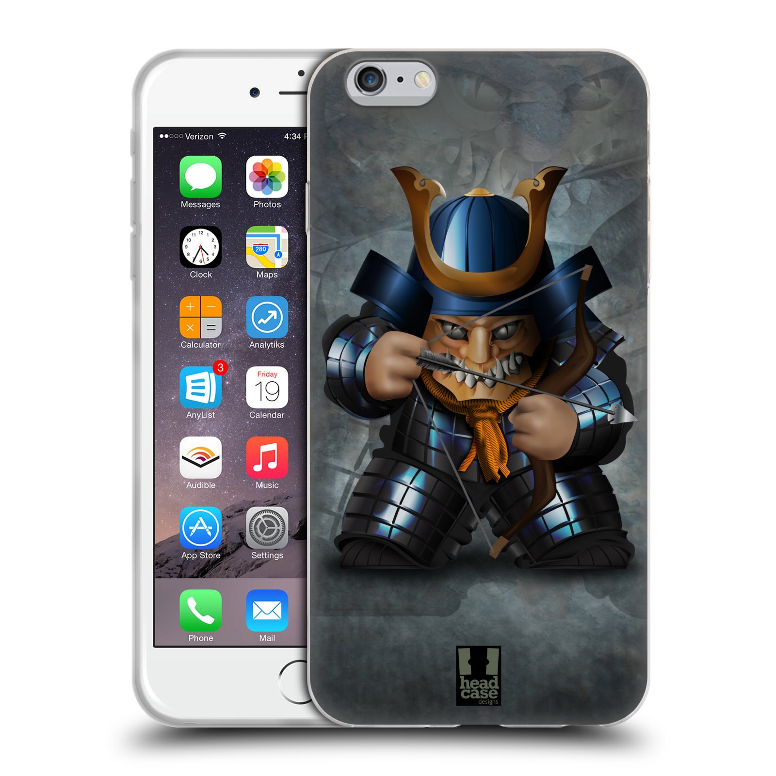 HEAD CASE silikonový obal na mobil Apple Iphone 6 PLUS/ 6S PLUS vzor Malí bojovníci SHOGUN STŘELEC