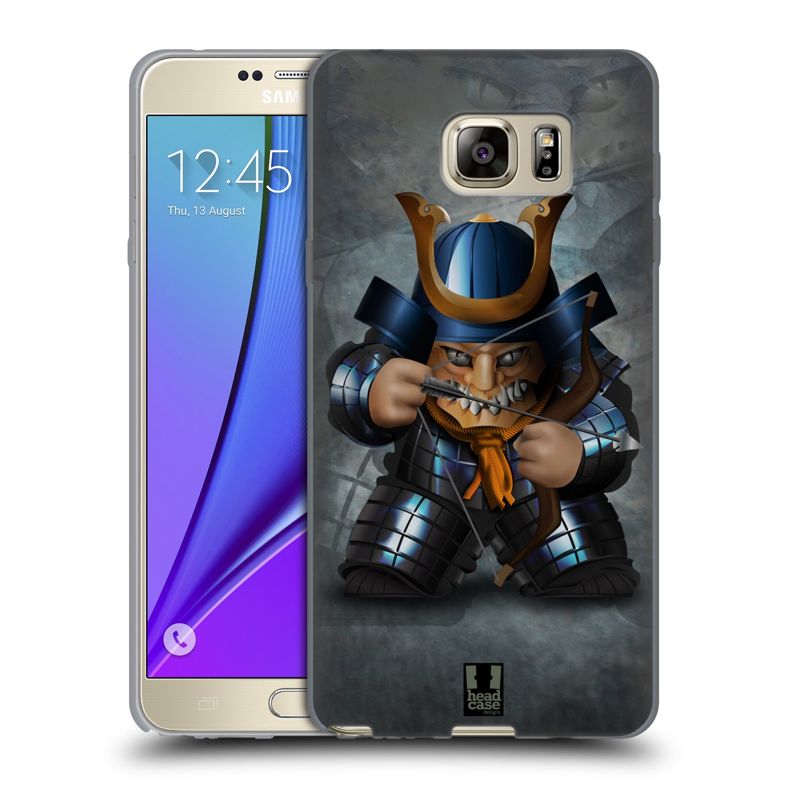 HEAD CASE silikonový obal na mobil Samsung Galaxy Note 5 (N920) vzor Malí bojovníci SHOGUN STŘELEC