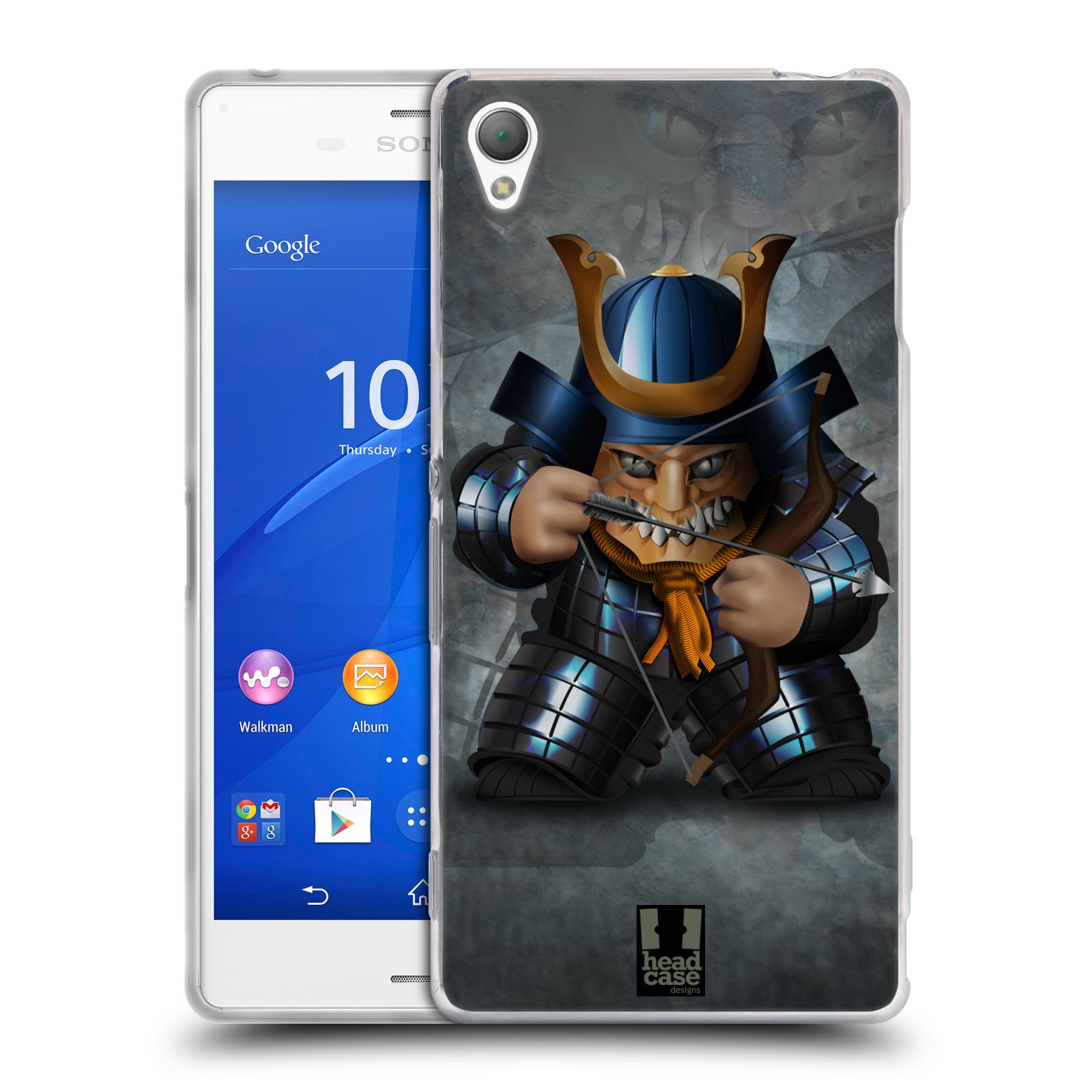 HEAD CASE silikonový obal na mobil Sony Xperia Z3 vzor Malí bojovníci SHOGUN STŘELEC