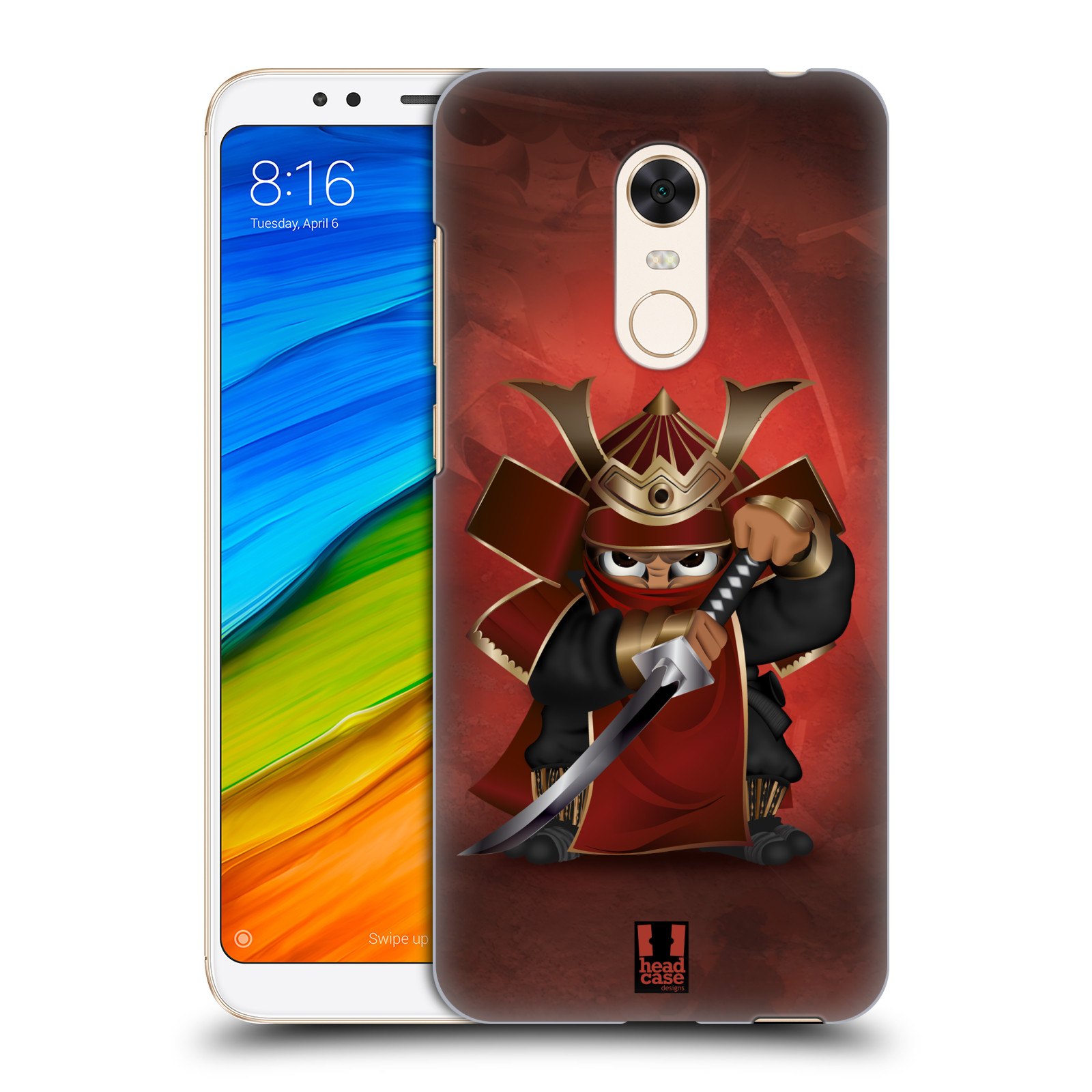 HEAD CASE plastový obal na mobil Xiaomi Redmi 5 PLUS vzor Malí bojovníci SHOGUN KAMUKAGI