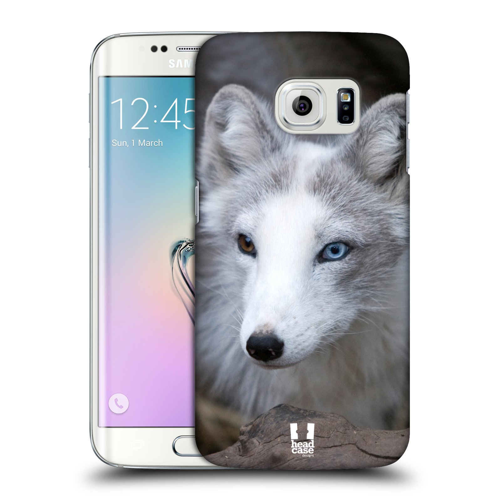 HEAD CASE plastový obal na mobil SAMSUNG Galaxy S6 EDGE (G9250, G925, G925F) vzor slavná zvířata foto  Liška polární
