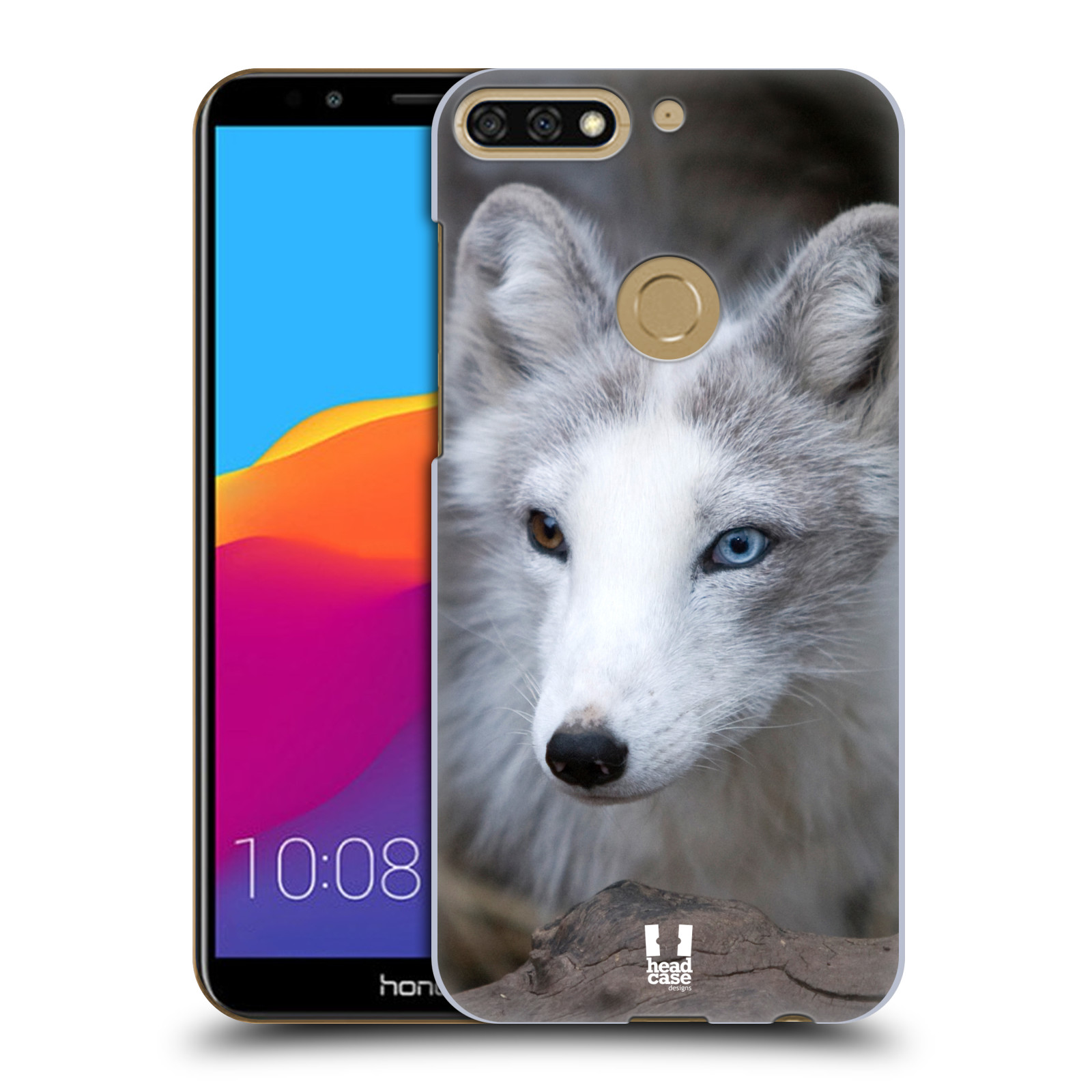 HEAD CASE plastový obal na mobil Honor 7c vzor slavná zvířata foto  Liška polární