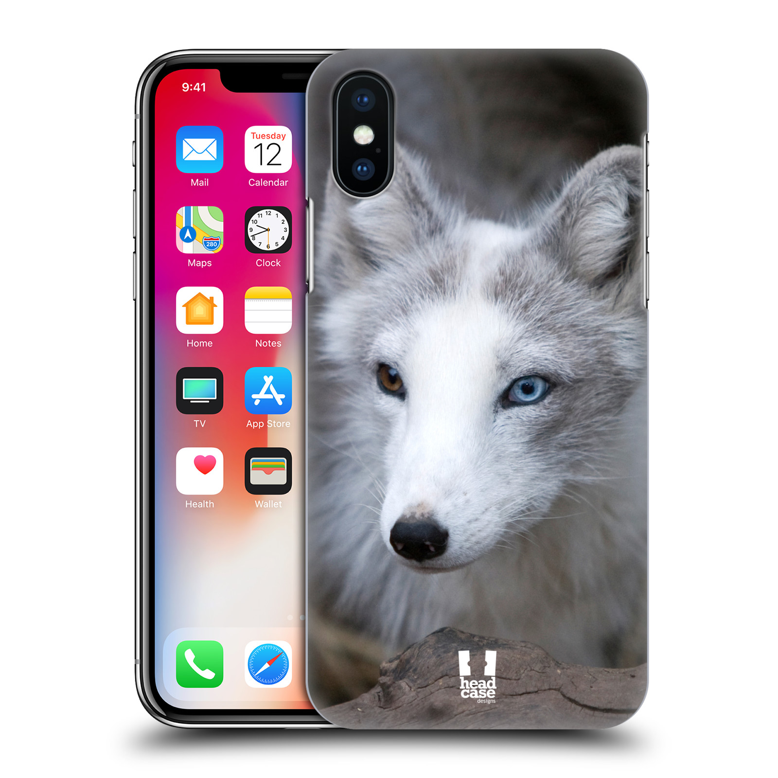 HEAD CASE plastový obal na mobil Apple Iphone X / XS vzor slavná zvířata foto  Liška polární