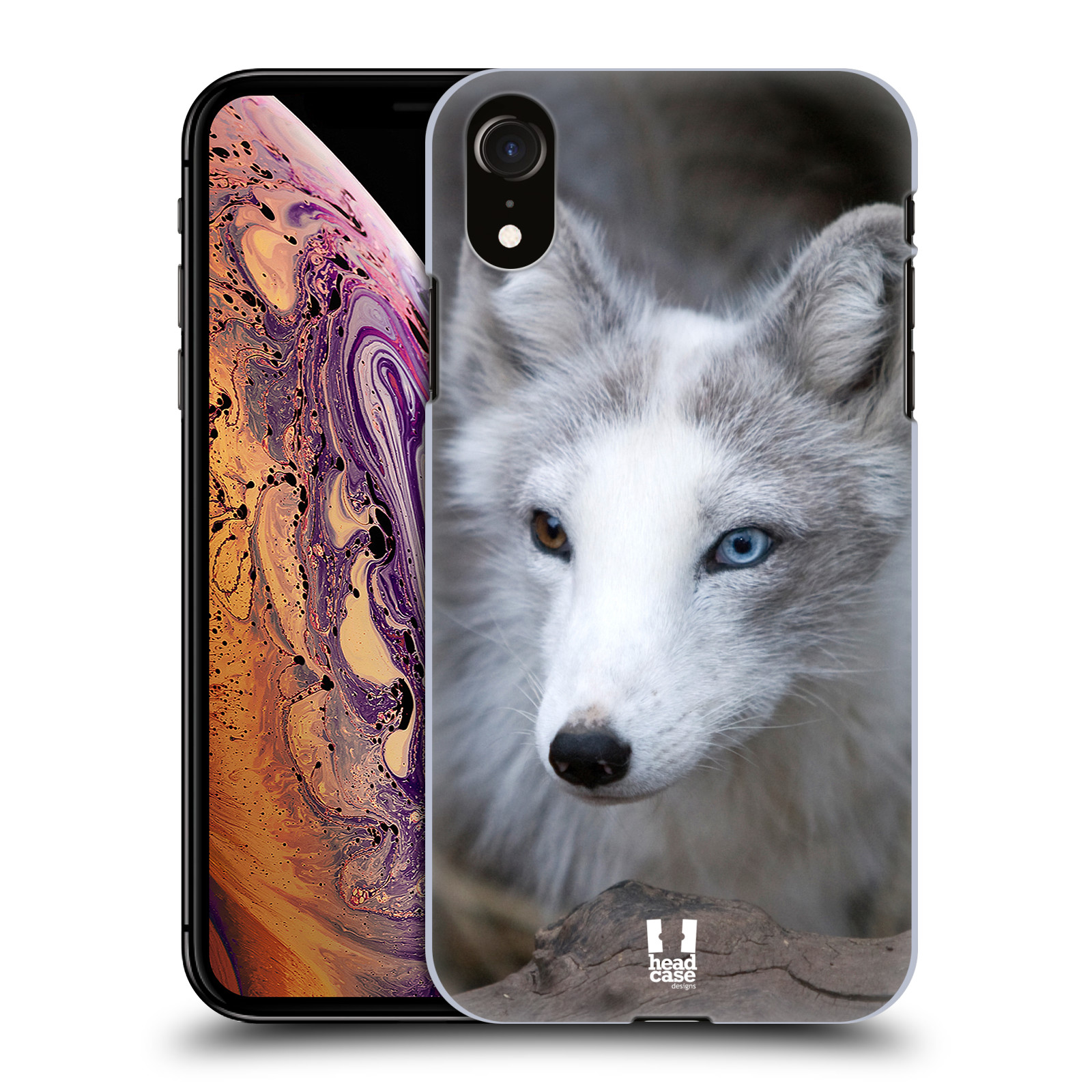 HEAD CASE plastový obal na mobil Apple Iphone XR vzor slavná zvířata foto  Liška polární