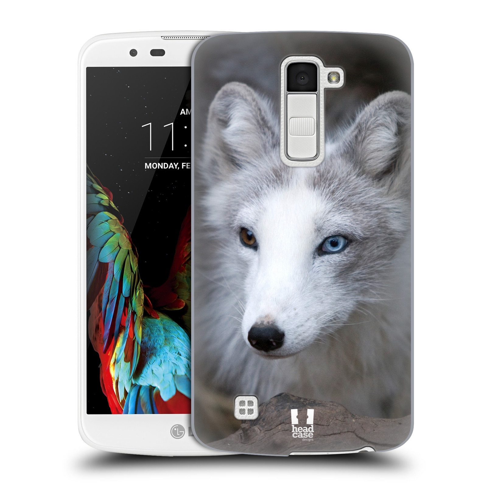 HEAD CASE plastový obal na mobil LG K10 vzor slavná zvířata foto  Liška polární