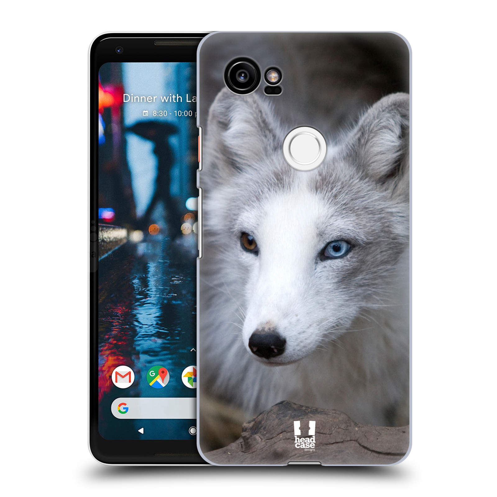HEAD CASE plastový obal na mobil Google Pixel 2 XL vzor slavná zvířata foto  Liška polární