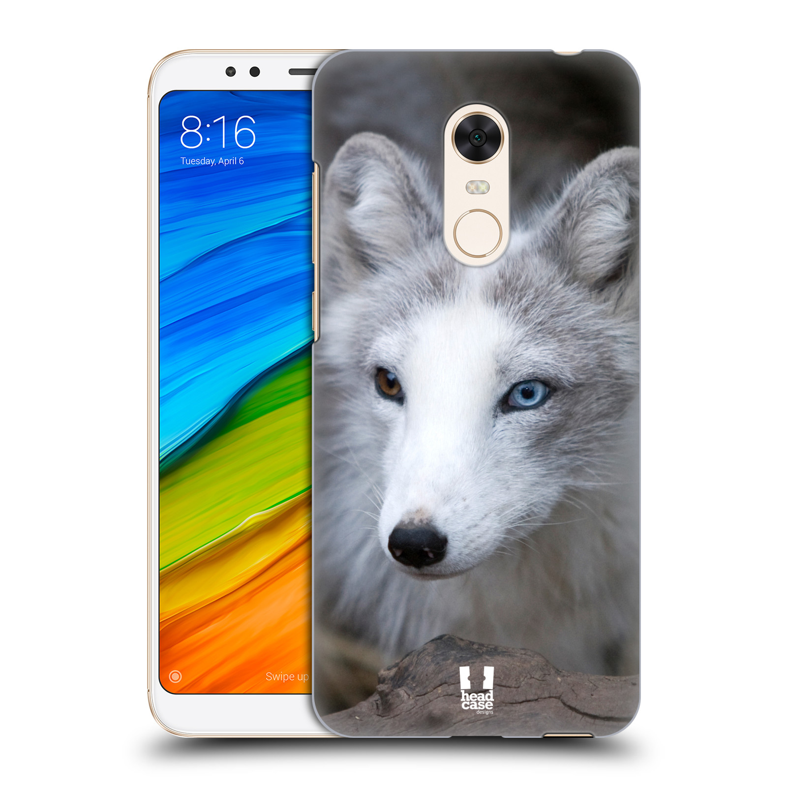 HEAD CASE plastový obal na mobil Xiaomi Redmi 5 PLUS vzor slavná zvířata foto  Liška polární