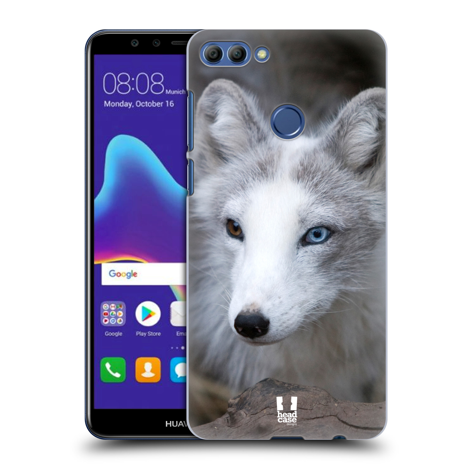 HEAD CASE plastový obal na mobil Huawei Y9 2018 vzor slavná zvířata foto  Liška polární