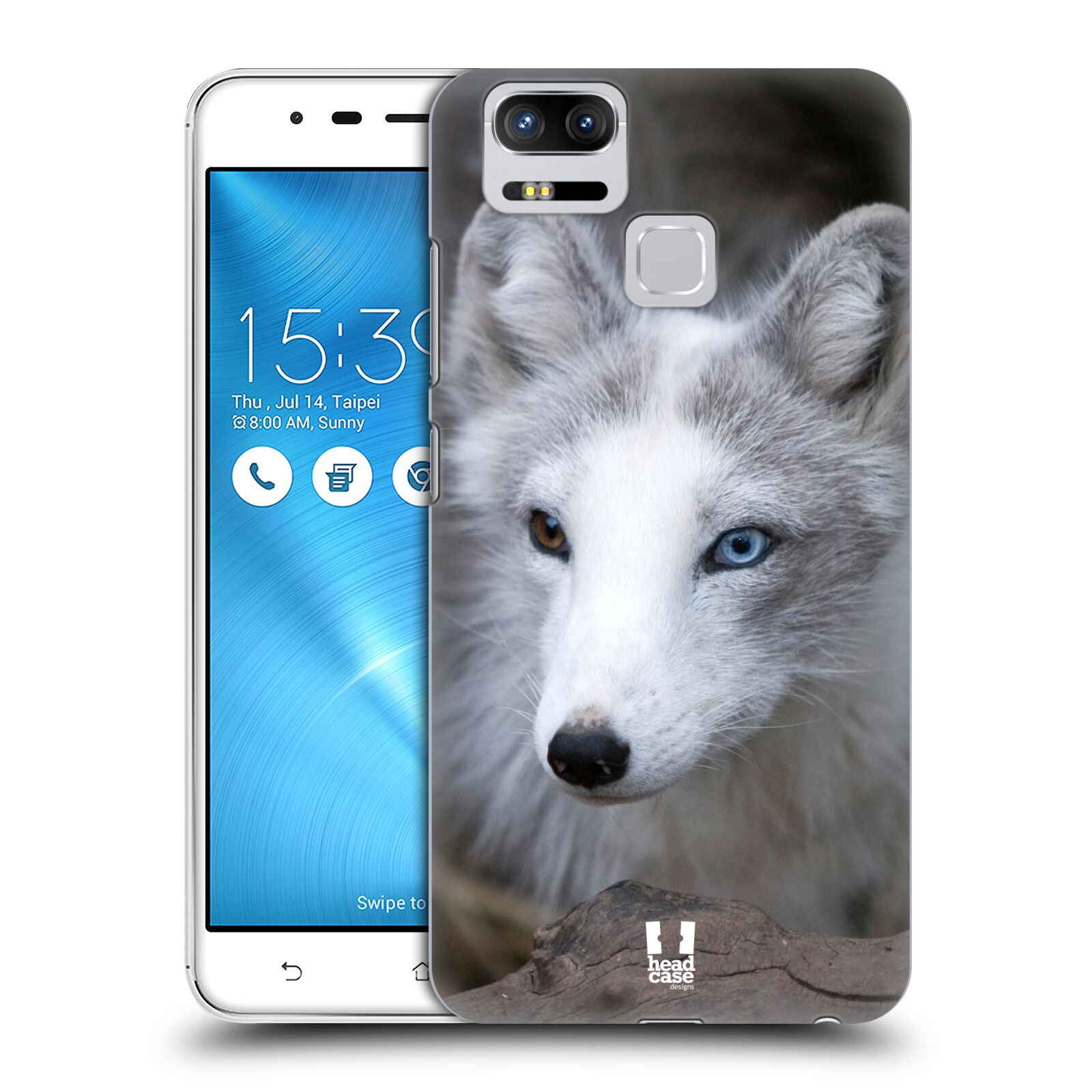 HEAD CASE plastový obal na mobil Asus Zenfone 3 Zoom ZE553KL vzor slavná zvířata foto  Liška polární
