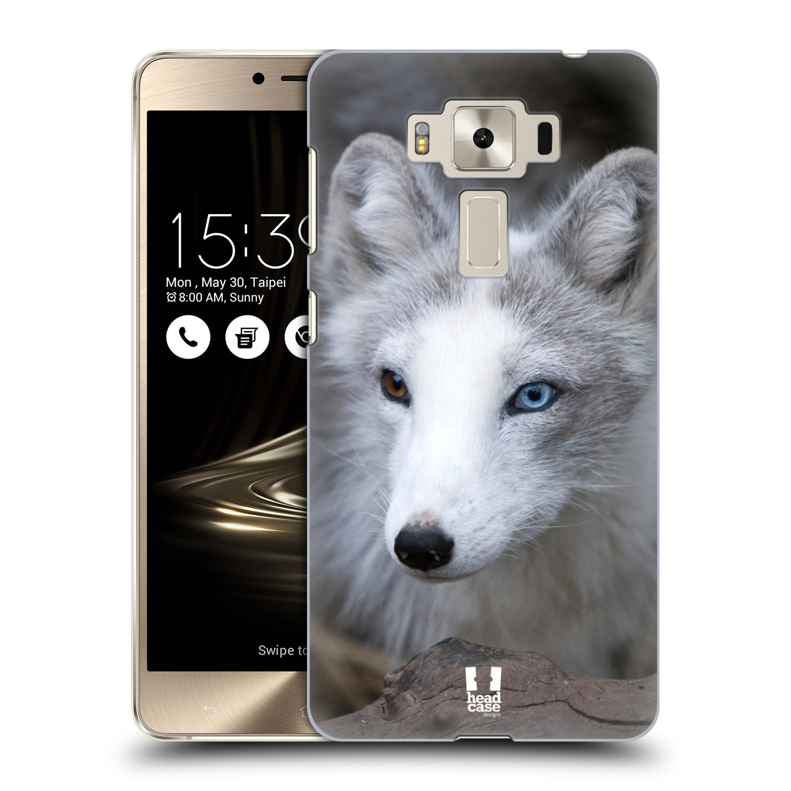 HEAD CASE plastový obal na mobil Asus Zenfone 3 DELUXE ZS550KL vzor slavná zvířata foto  Liška polární