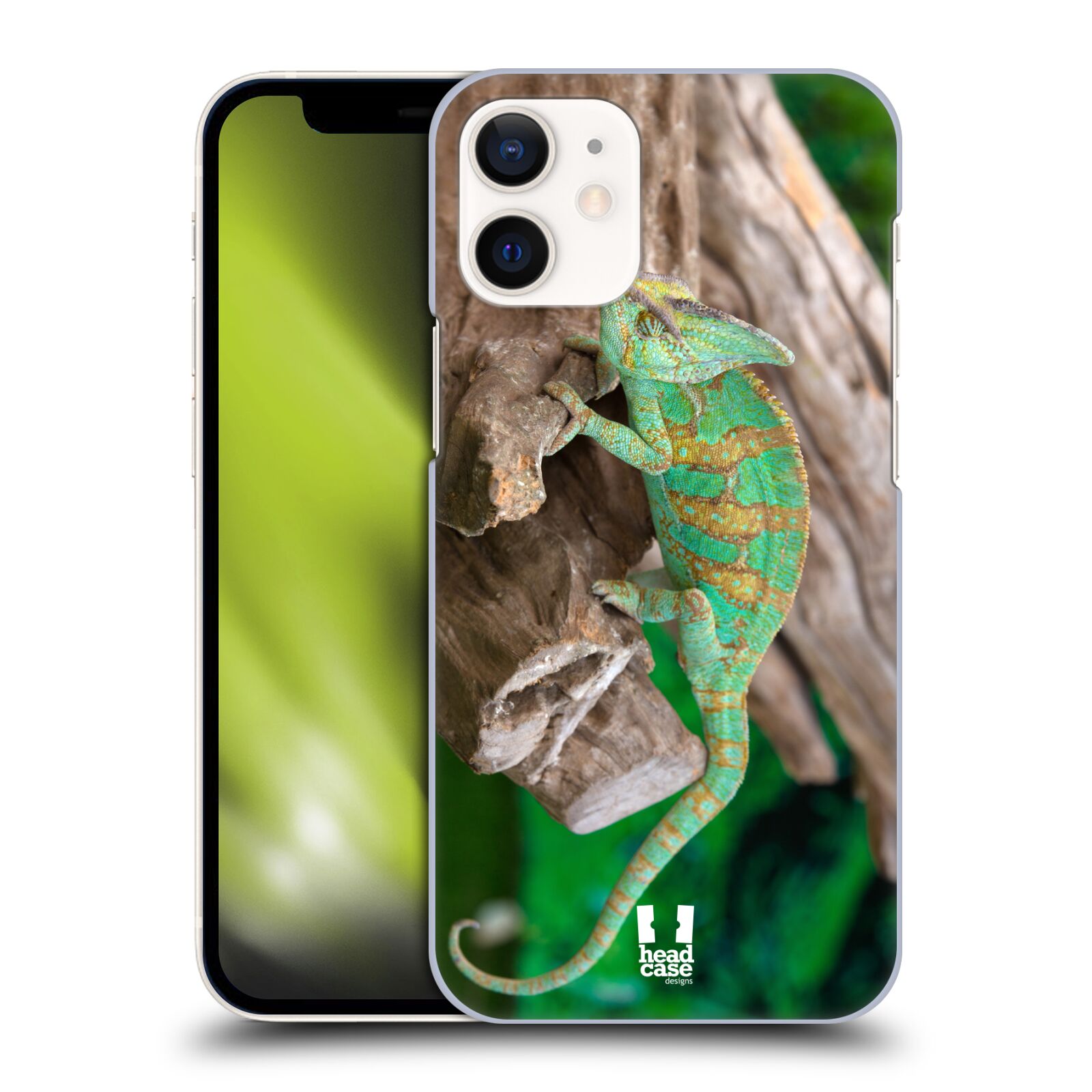 Plastový obal na mobil Apple Iphone 12 MINI vzor slavná zvířata foto chameleon