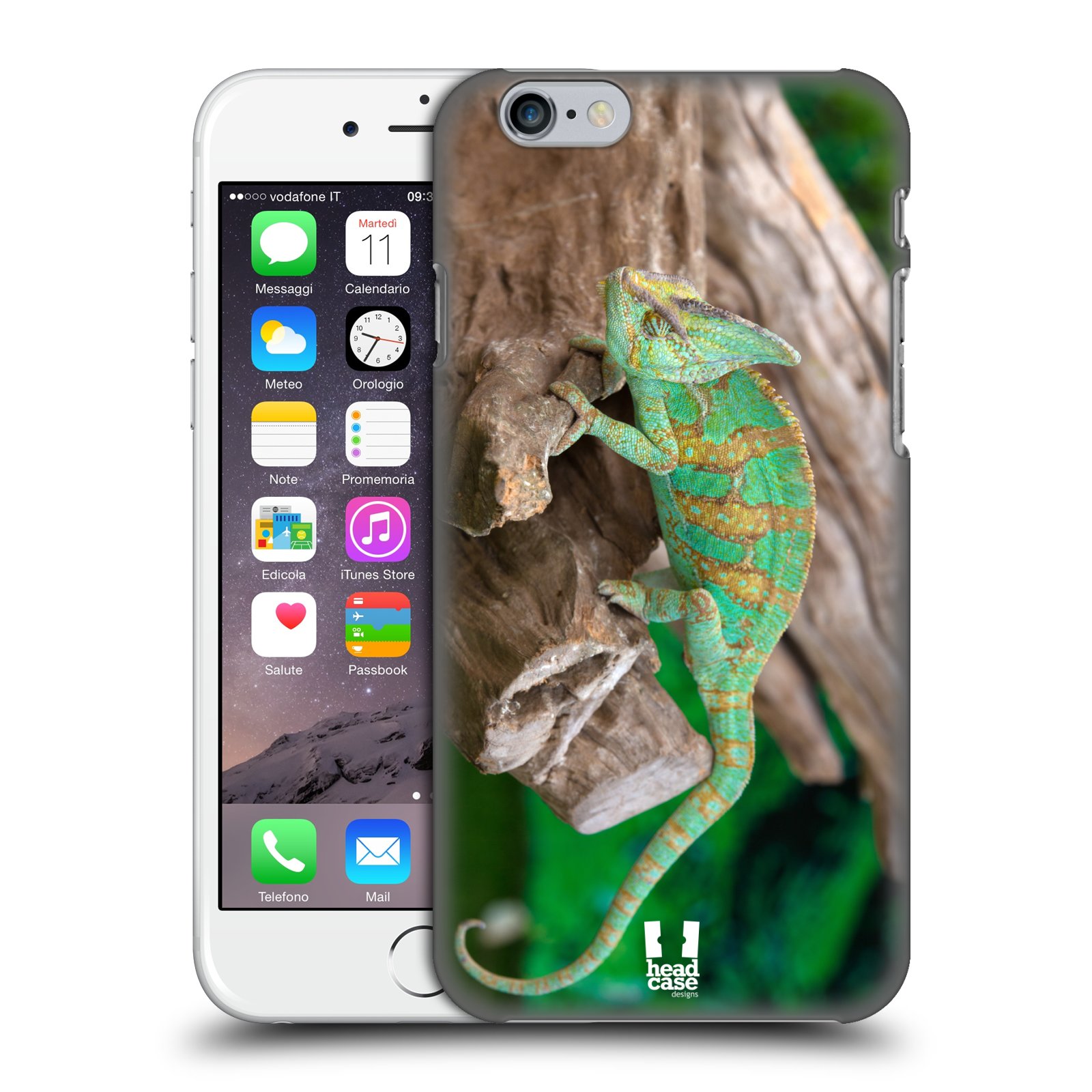 Plastové pouzdro pro mobil Apple Iphone 6/6S vzor slavná zvířata foto chameleon