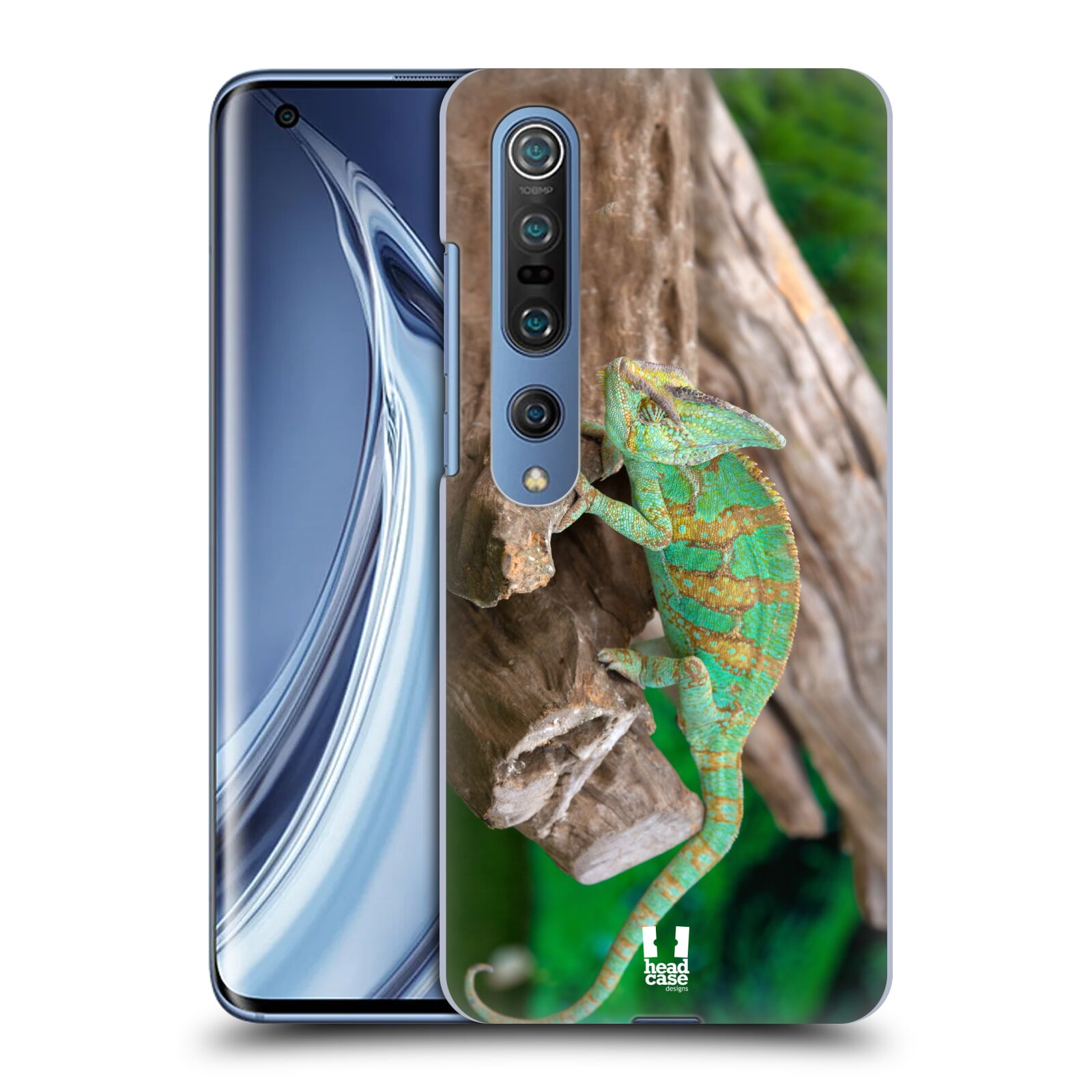 HEAD CASE plastový obal na mobil Xiaomi Mi 10 vzor slavná zvířata foto chameleon